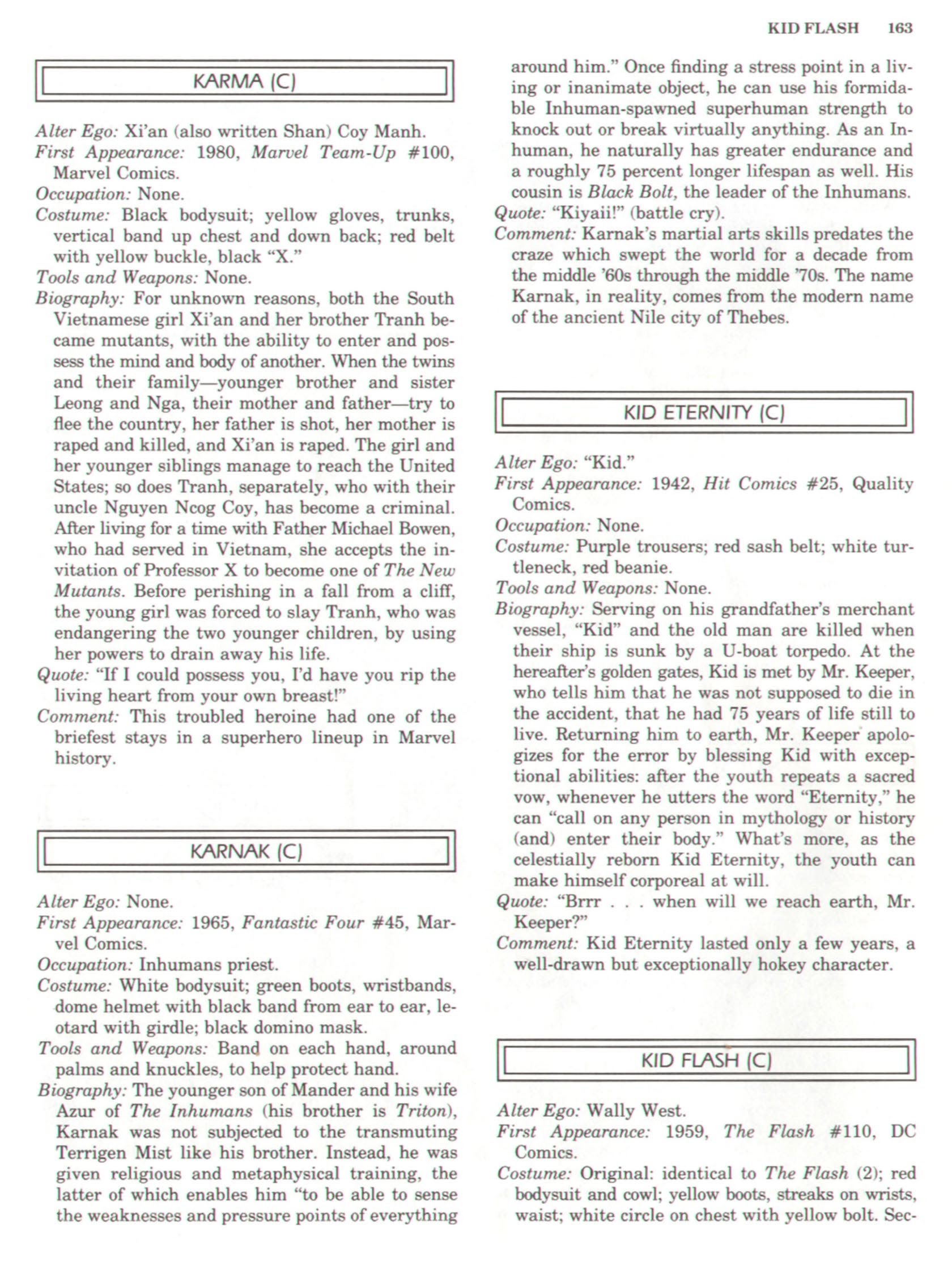 Read online The Encyclopedia of Superheroes comic -  Issue # TPB (Part 2) - 82