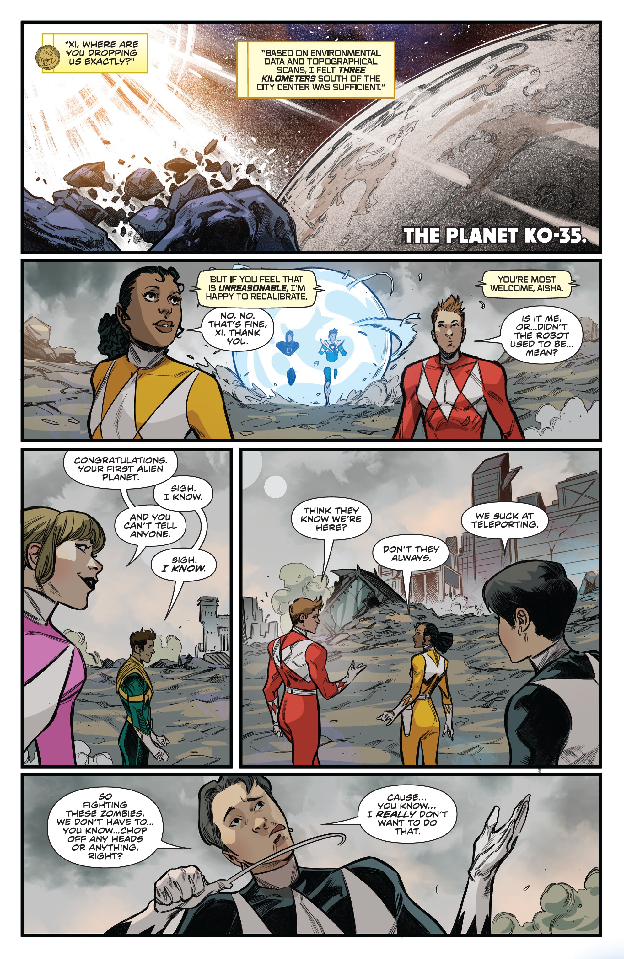Read online Mighty Morphin Power Rangers (2022) comic -  Issue # Full - 7