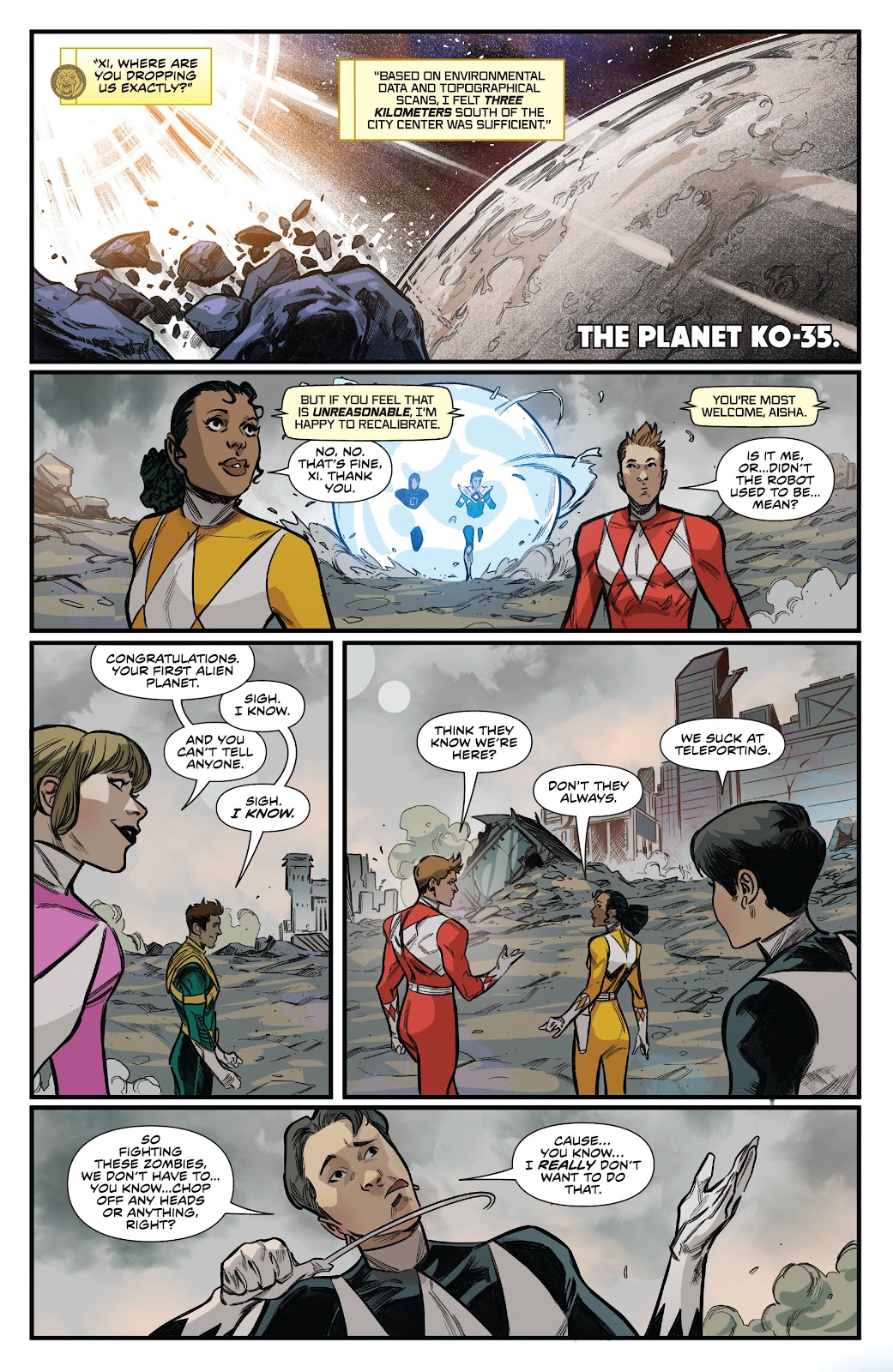 Mighty Morphin Power Rangers (2022) issue Full - Page 7