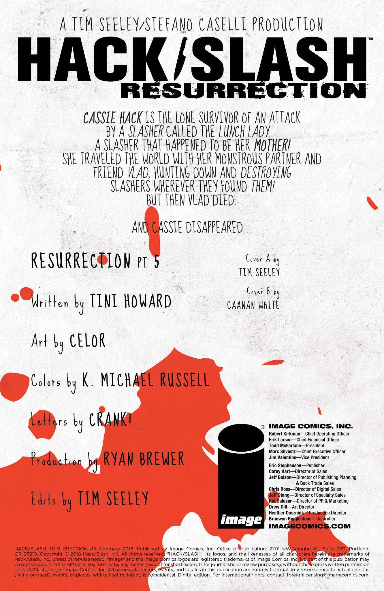 Read online Hack/Slash: Resurrection comic -  Issue #5 - 2