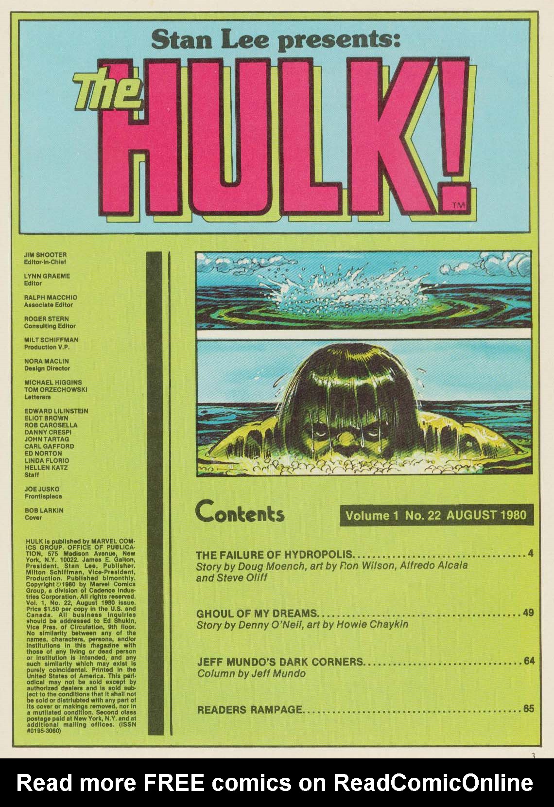 Read online Hulk (1978) comic -  Issue #22 - 3
