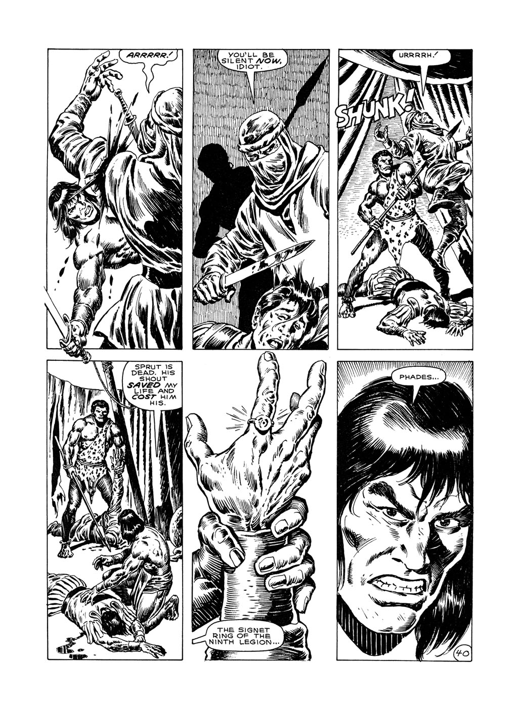 Read online The Savage Sword Of Conan comic -  Issue #147 - 42