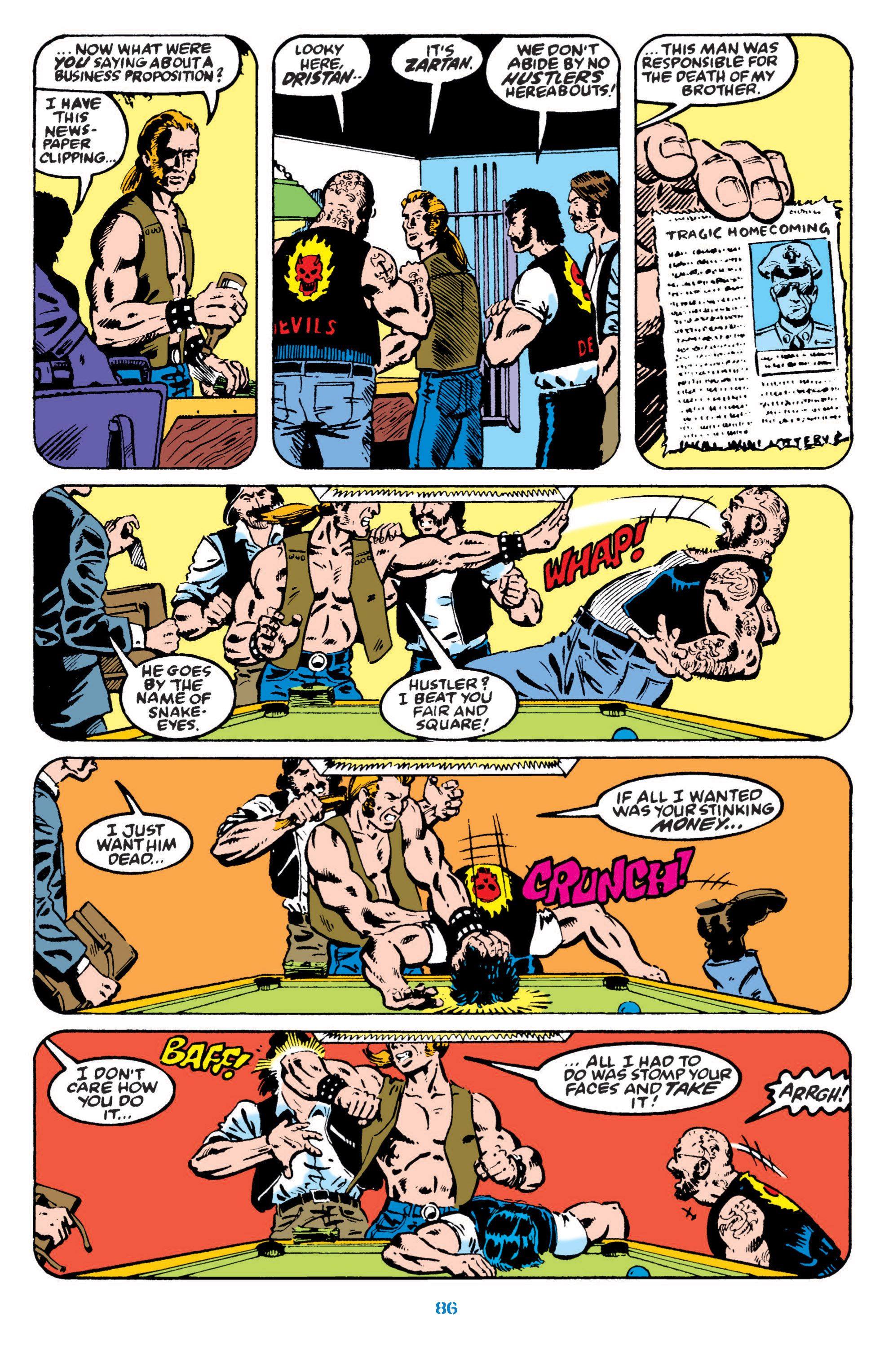 Read online Classic G.I. Joe comic -  Issue # TPB 9 (Part 1) - 87