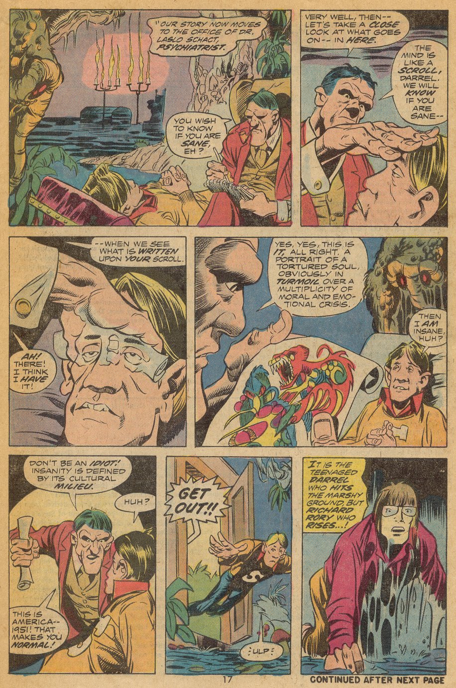 Read online Man-Thing (1974) comic -  Issue #6 - 11