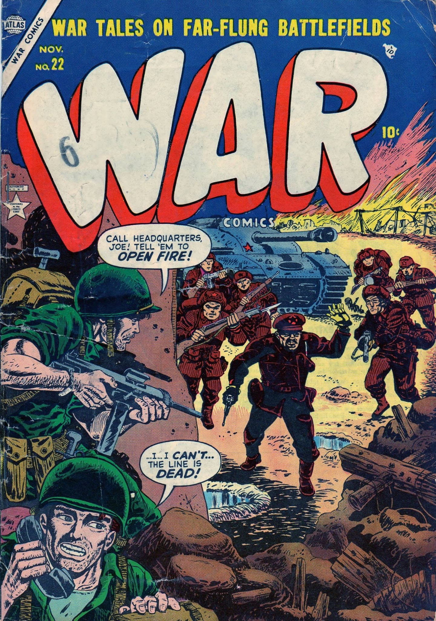 Read online War Comics comic -  Issue #22 - 1