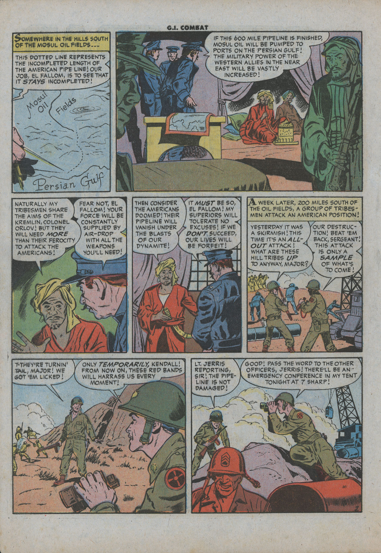 Read online G.I. Combat (1952) comic -  Issue #38 - 5