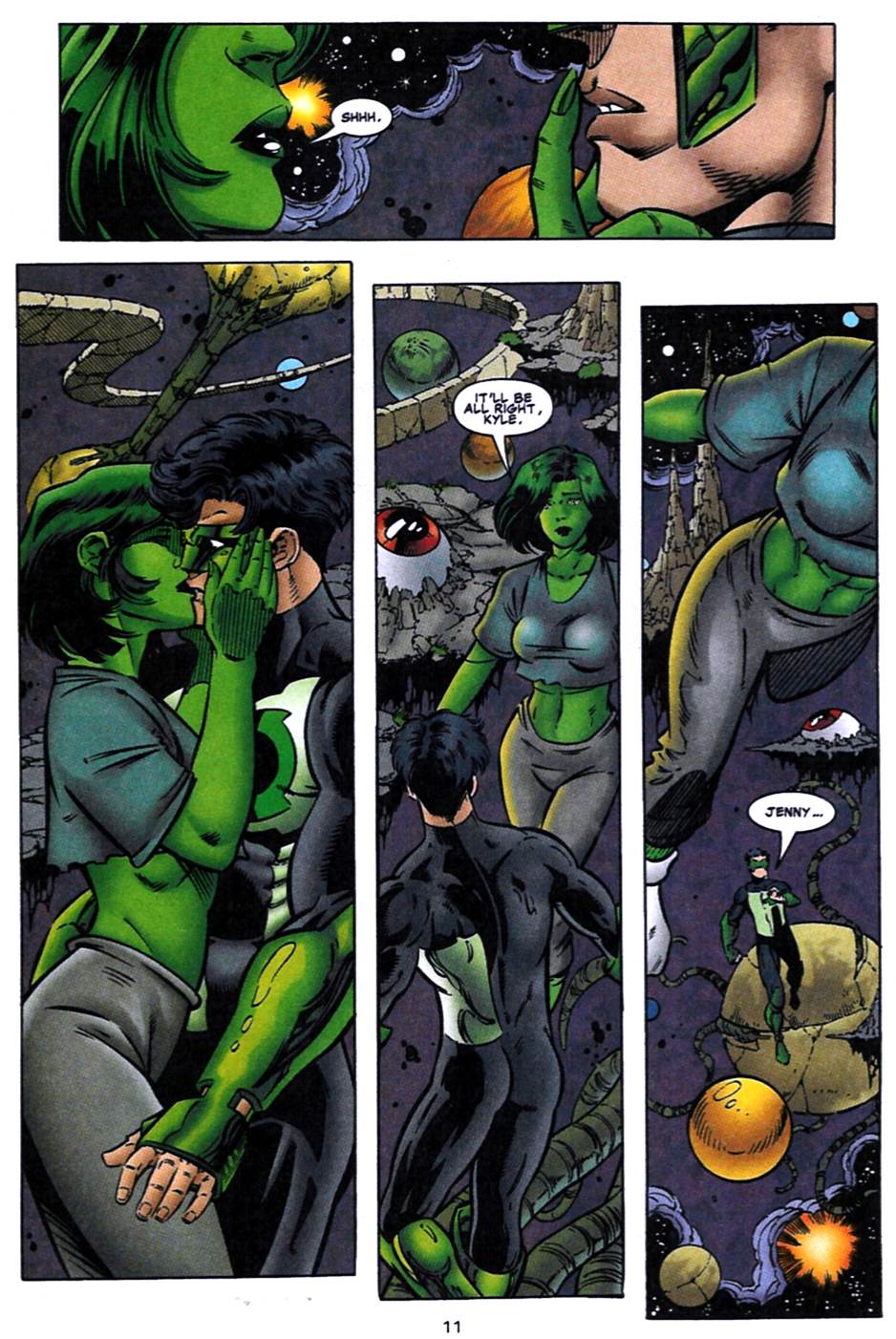 Read online Green Lantern/Sentinel: Heart of Darkness comic -  Issue #3 - 12