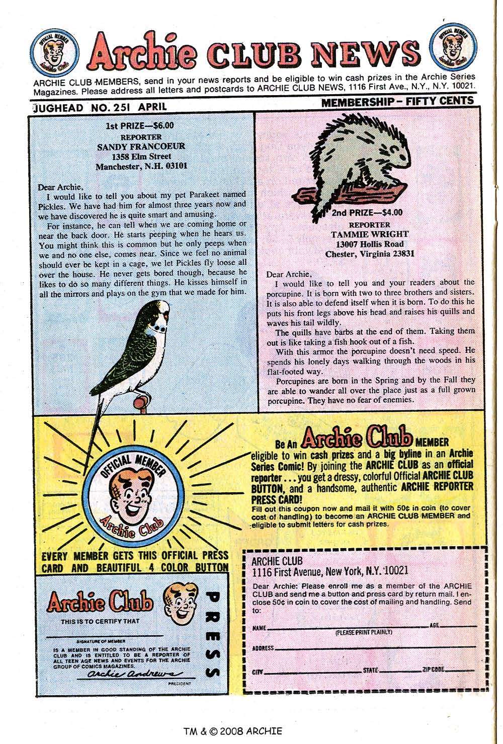 Read online Jughead (1965) comic -  Issue #251 - 26