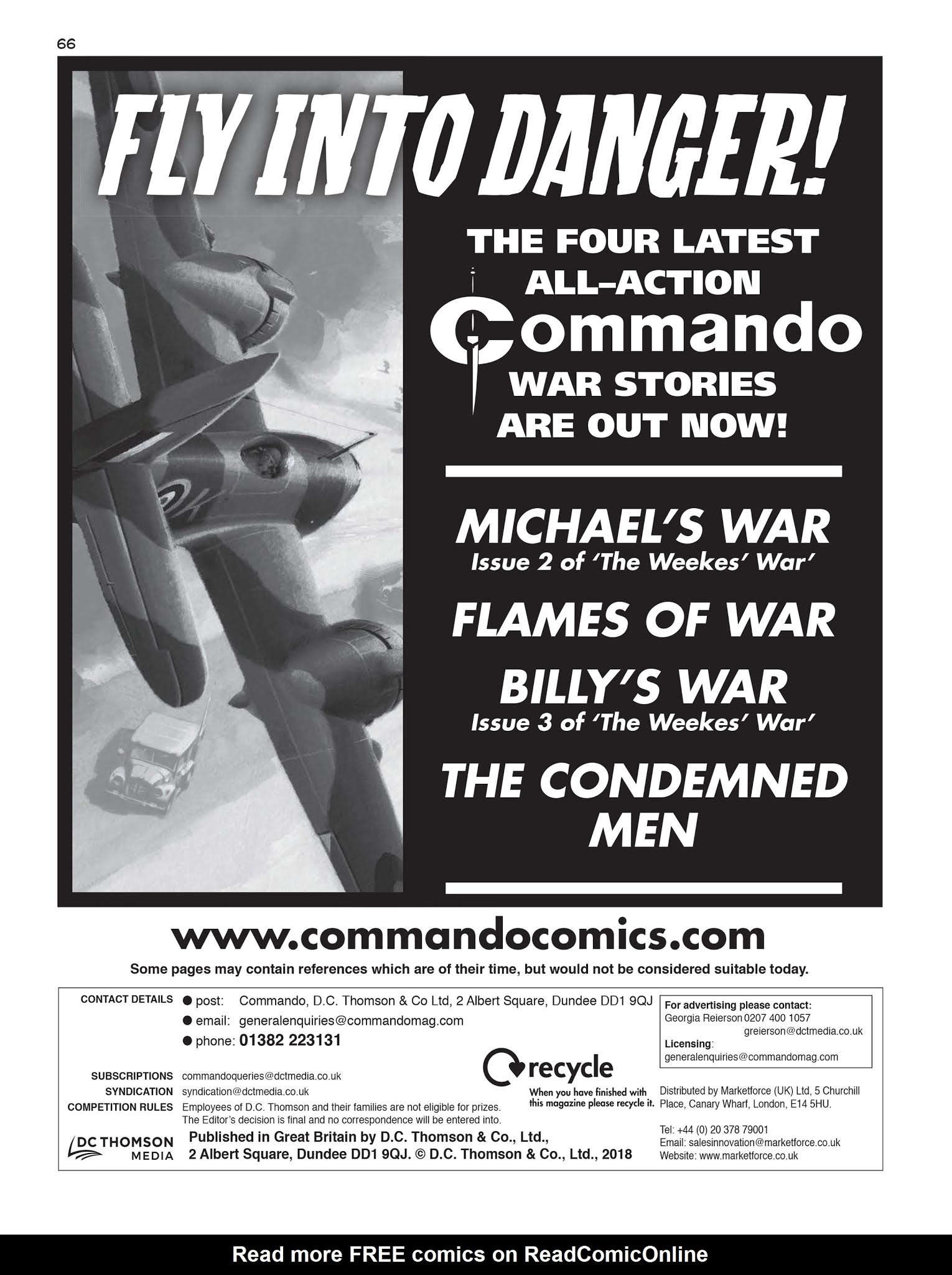 Read online Commando: For Action and Adventure comic -  Issue #5178 - 66