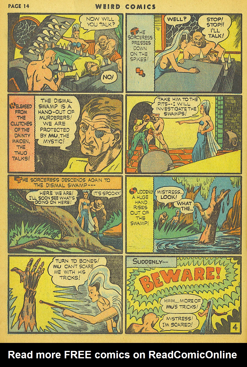 Read online Weird Comics comic -  Issue #11 - 16