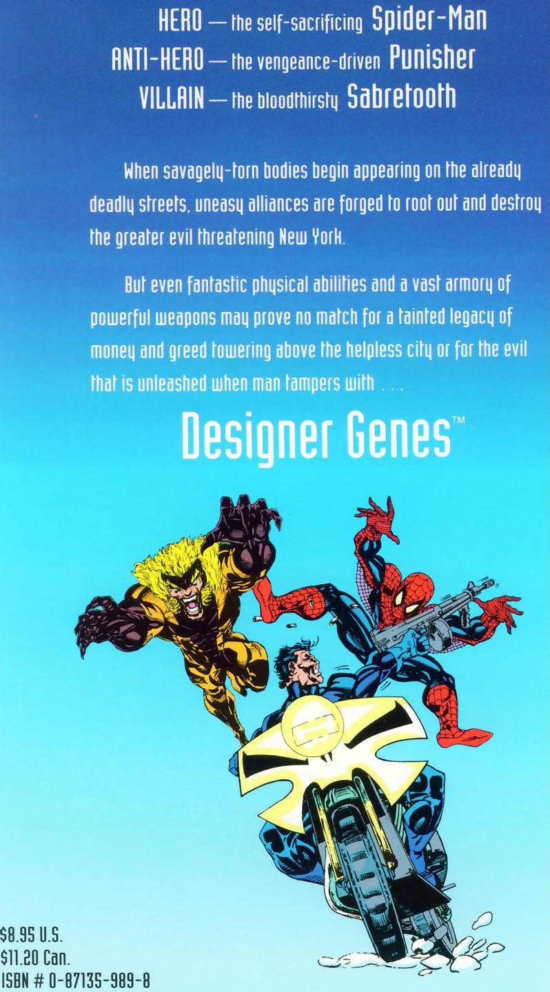 Read online Spider-Man, Punisher, Sabretooth: Designer Genes comic -  Issue # Full - 68