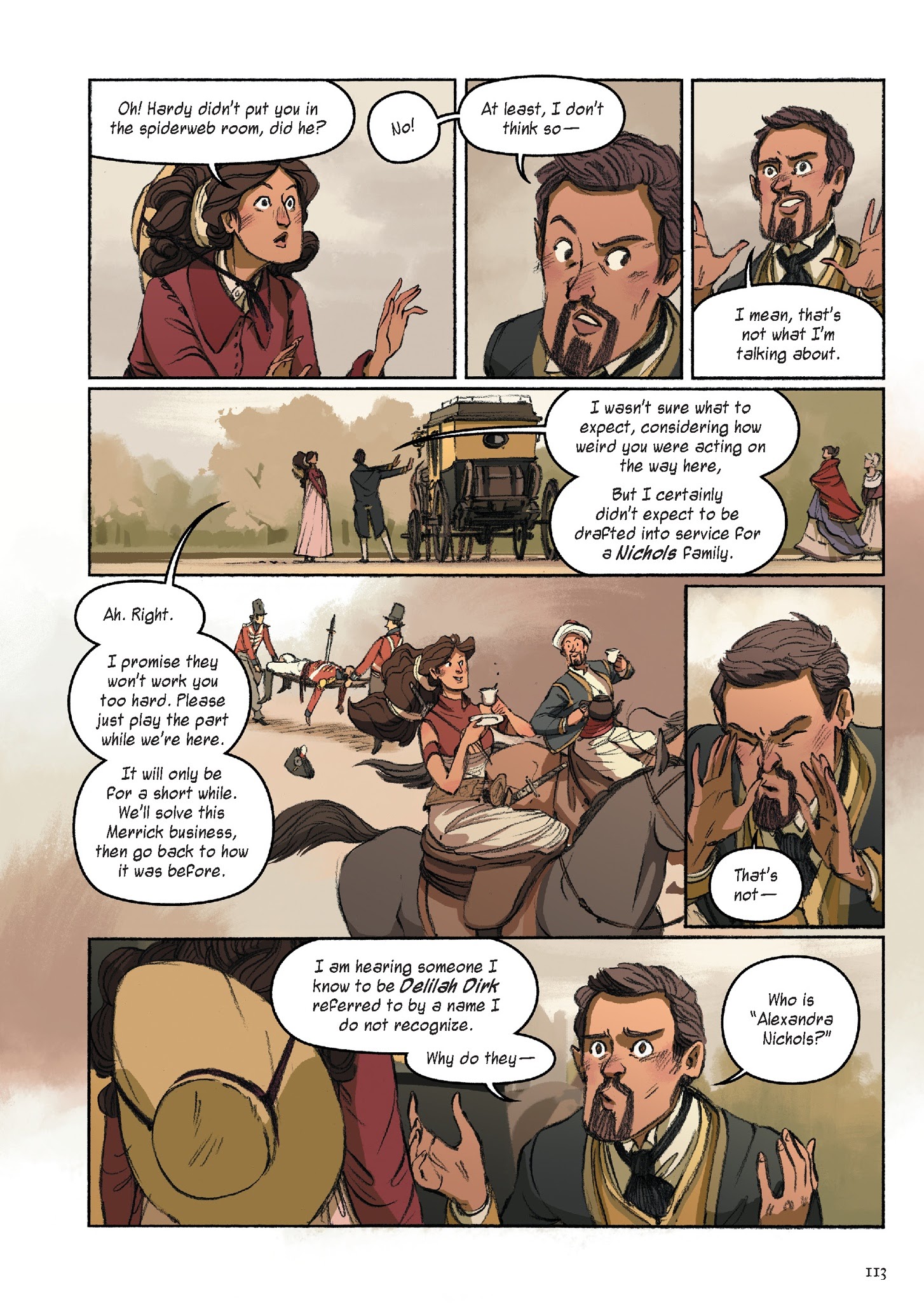 Read online Delilah Dirk and the King's Shilling comic -  Issue # TPB (Part 2) - 14