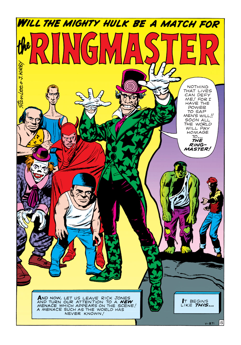 Read online Marvel Masterworks: The Incredible Hulk comic -  Issue # TPB 1 (Part 1) - 68