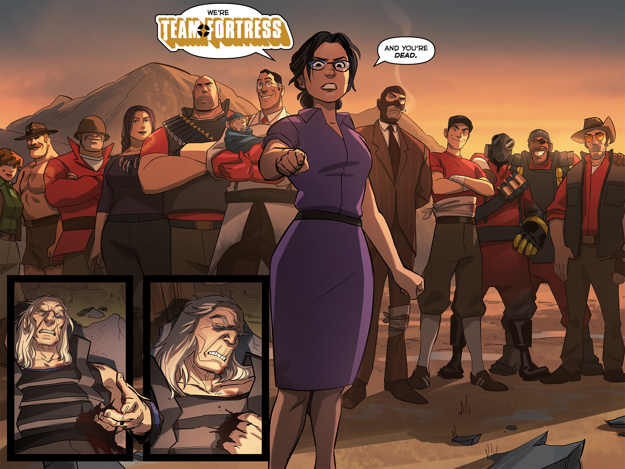 Read online Team Fortress 2 comic -  Issue #6 - 258