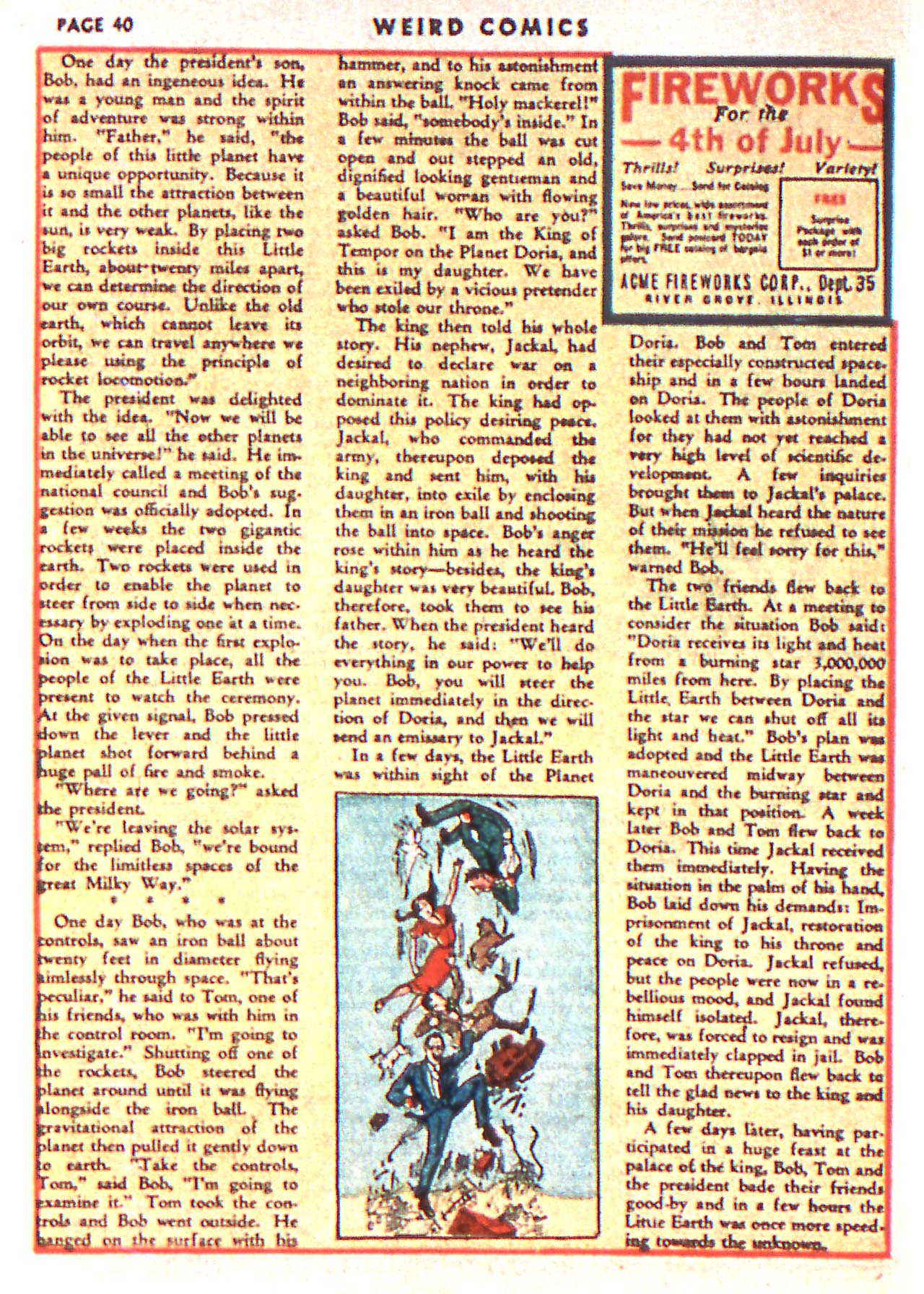 Read online Weird Comics comic -  Issue #4 - 42