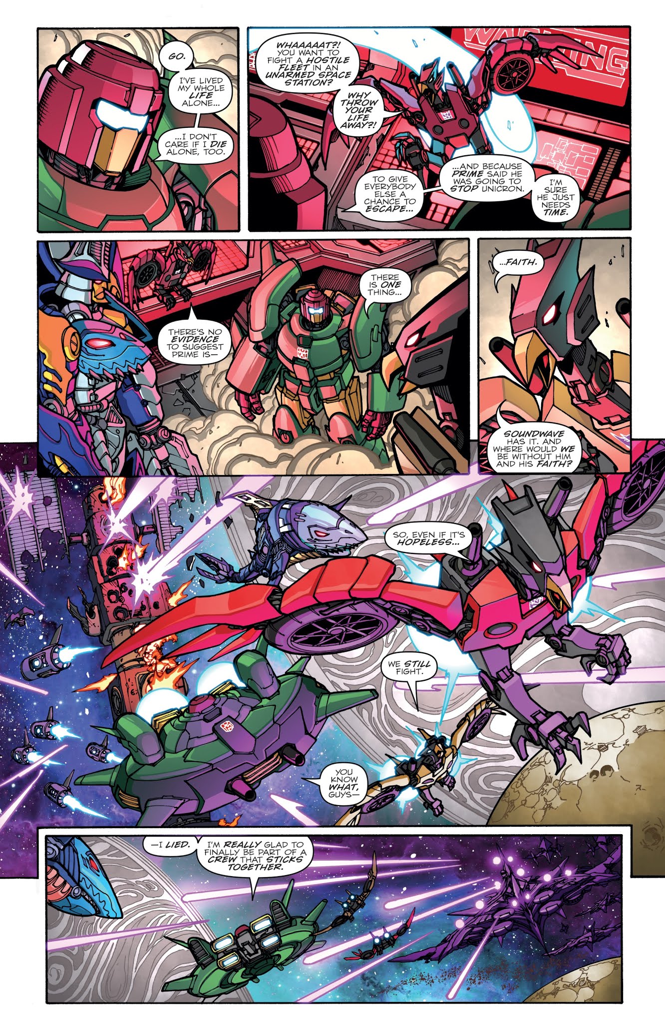 Read online Transformers: Unicron comic -  Issue #4 - 16