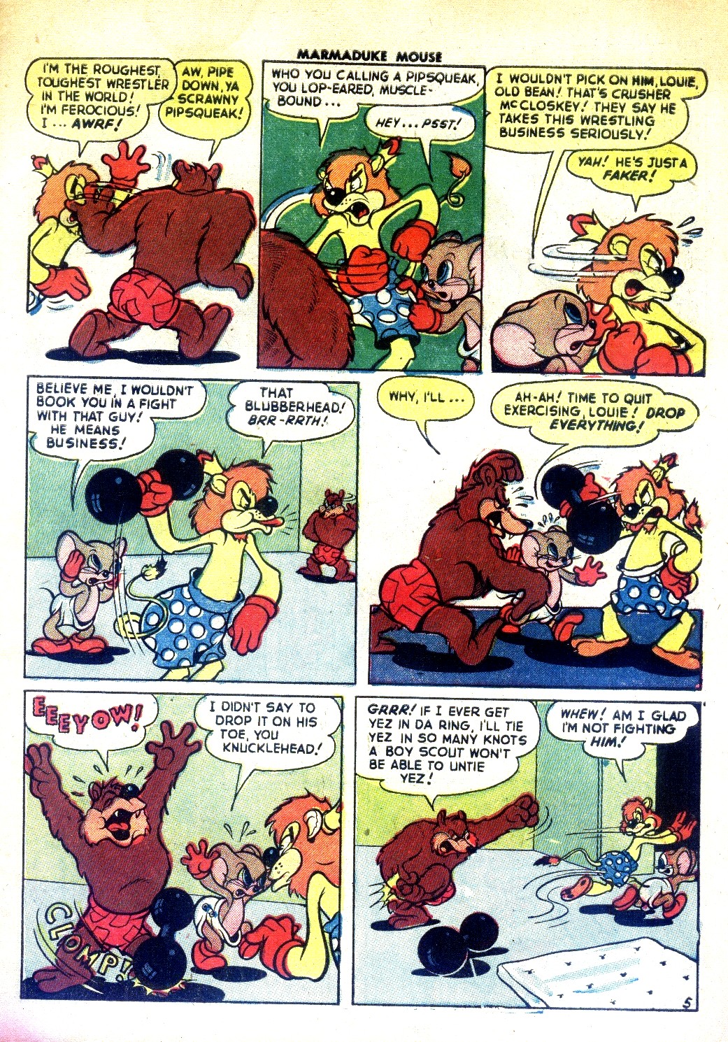 Read online Marmaduke Mouse comic -  Issue #31 - 7