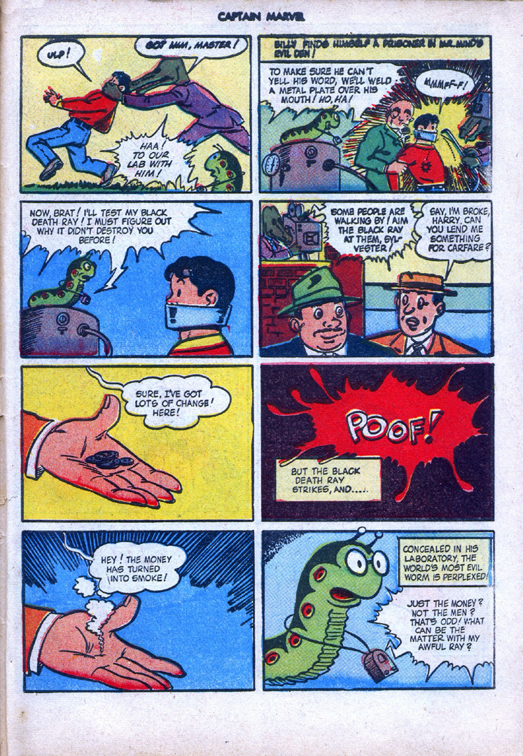 Read online Captain Marvel Adventures comic -  Issue #40 - 47