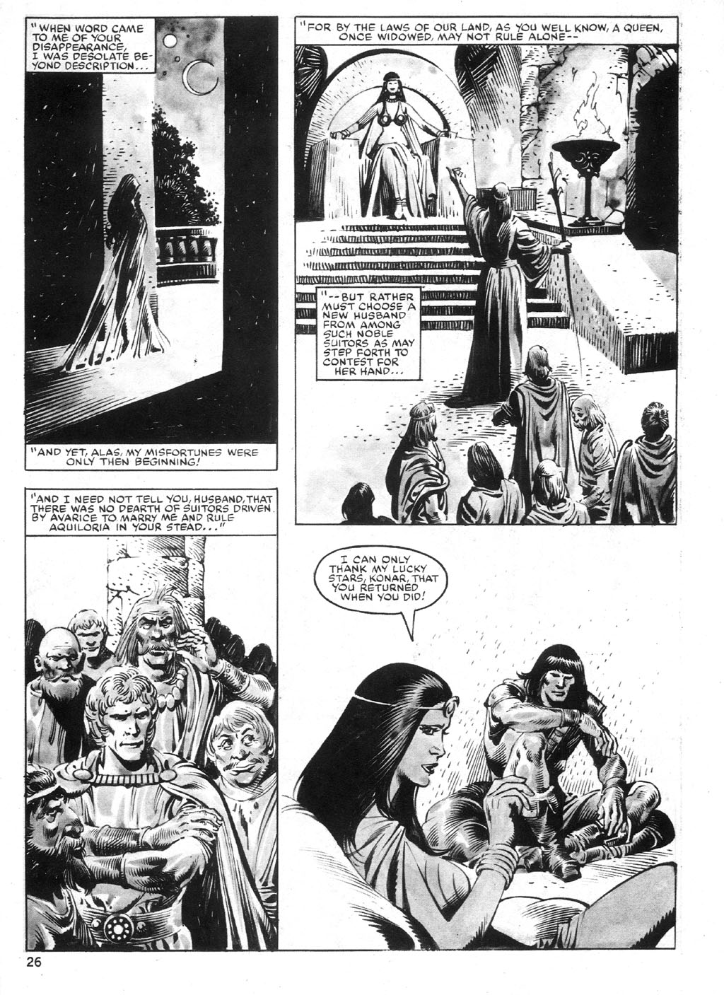 Read online The Savage Sword Of Conan comic -  Issue #93 - 26