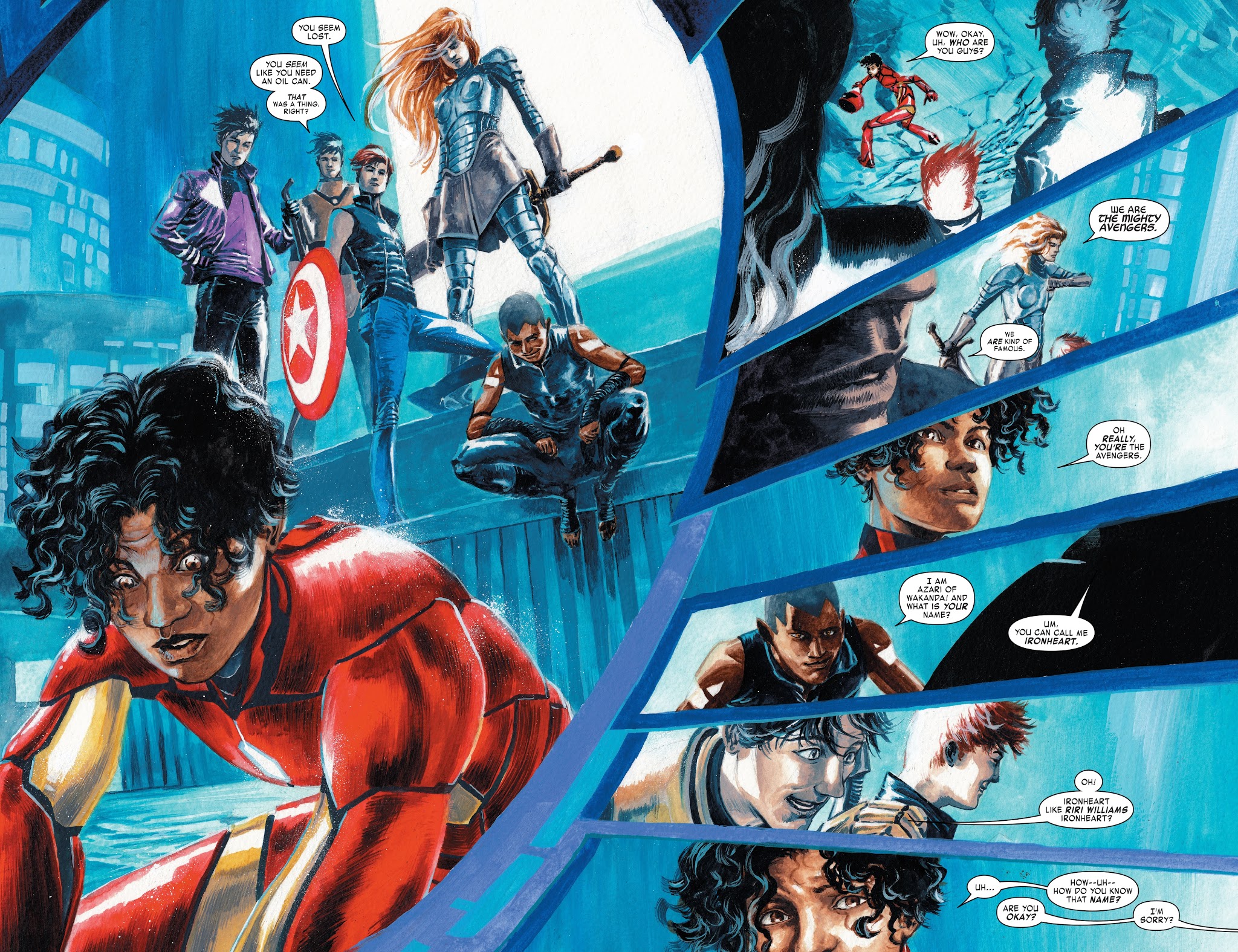 Read online Generations: Ironman & Ironheart comic -  Issue # Full - 7