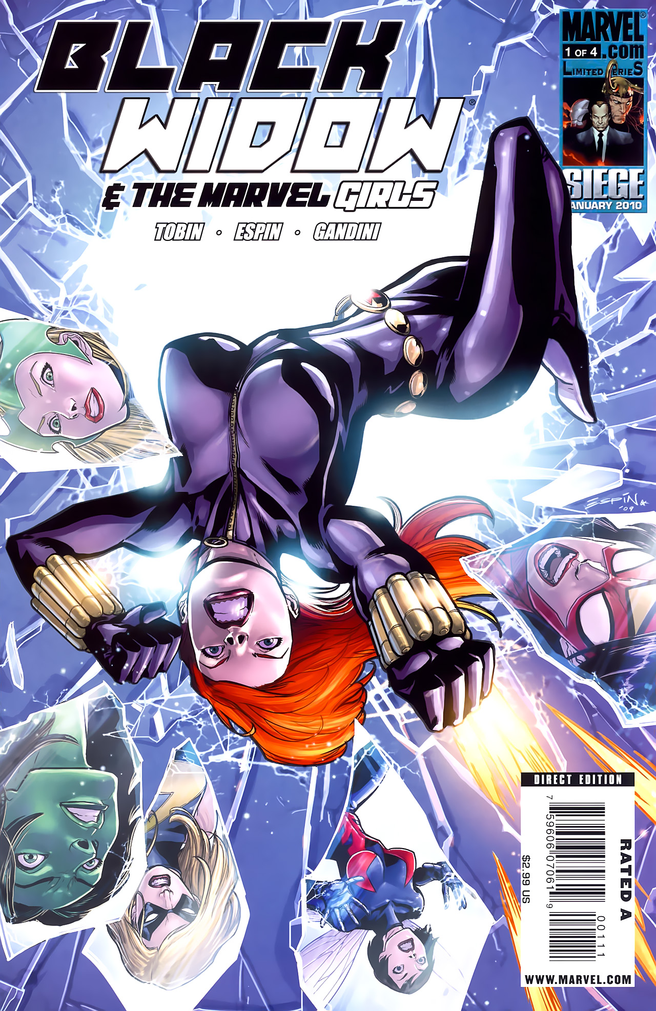 Read online Black Widow & The Marvel Girls comic -  Issue #1 - 1