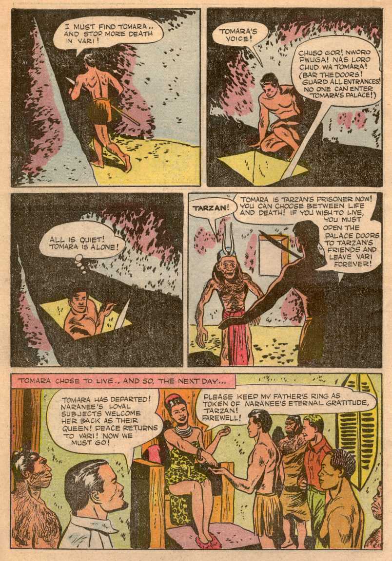 Read online Tarzan (1948) comic -  Issue #1 - 34