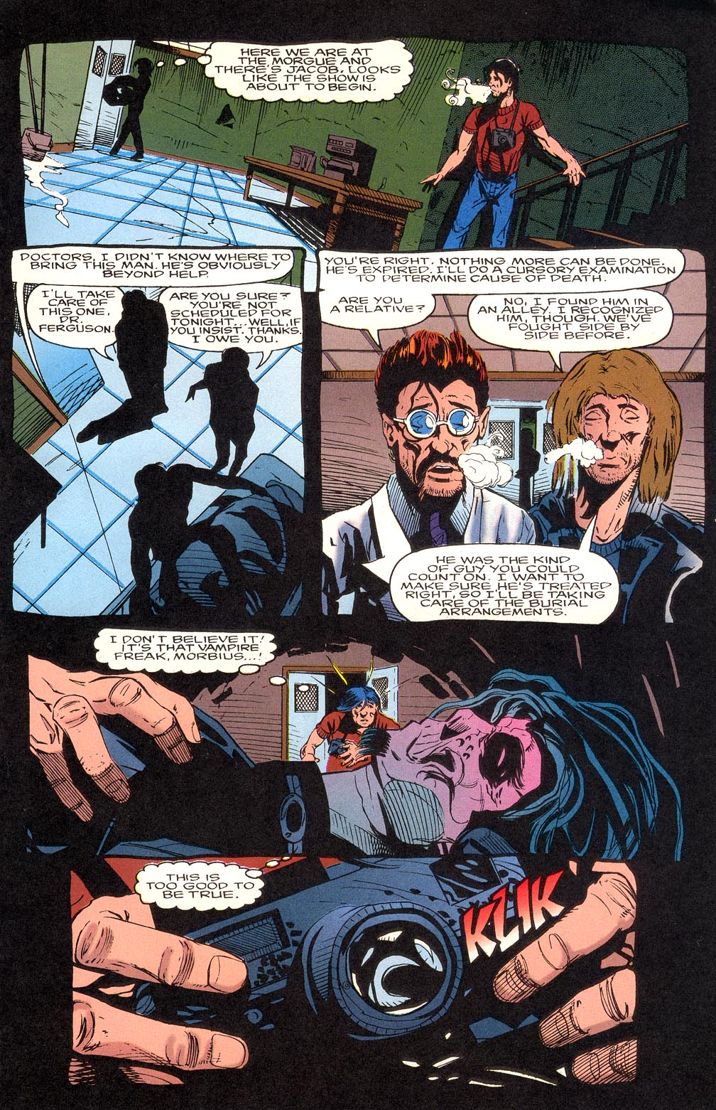 Read online Morbius: The Living Vampire (1992) comic -  Issue #29 - 7