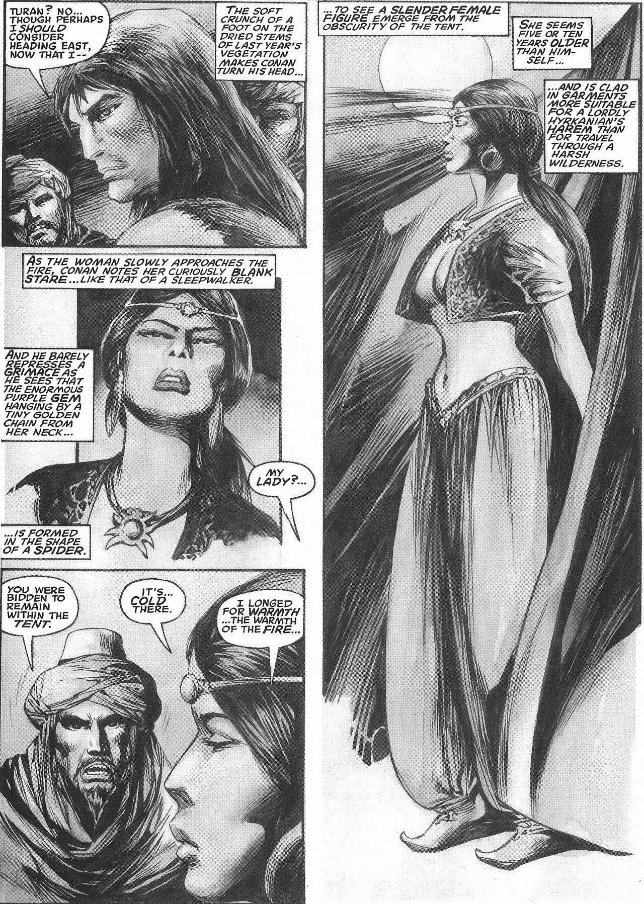 Read online The Savage Sword Of Conan comic -  Issue #207 - 18