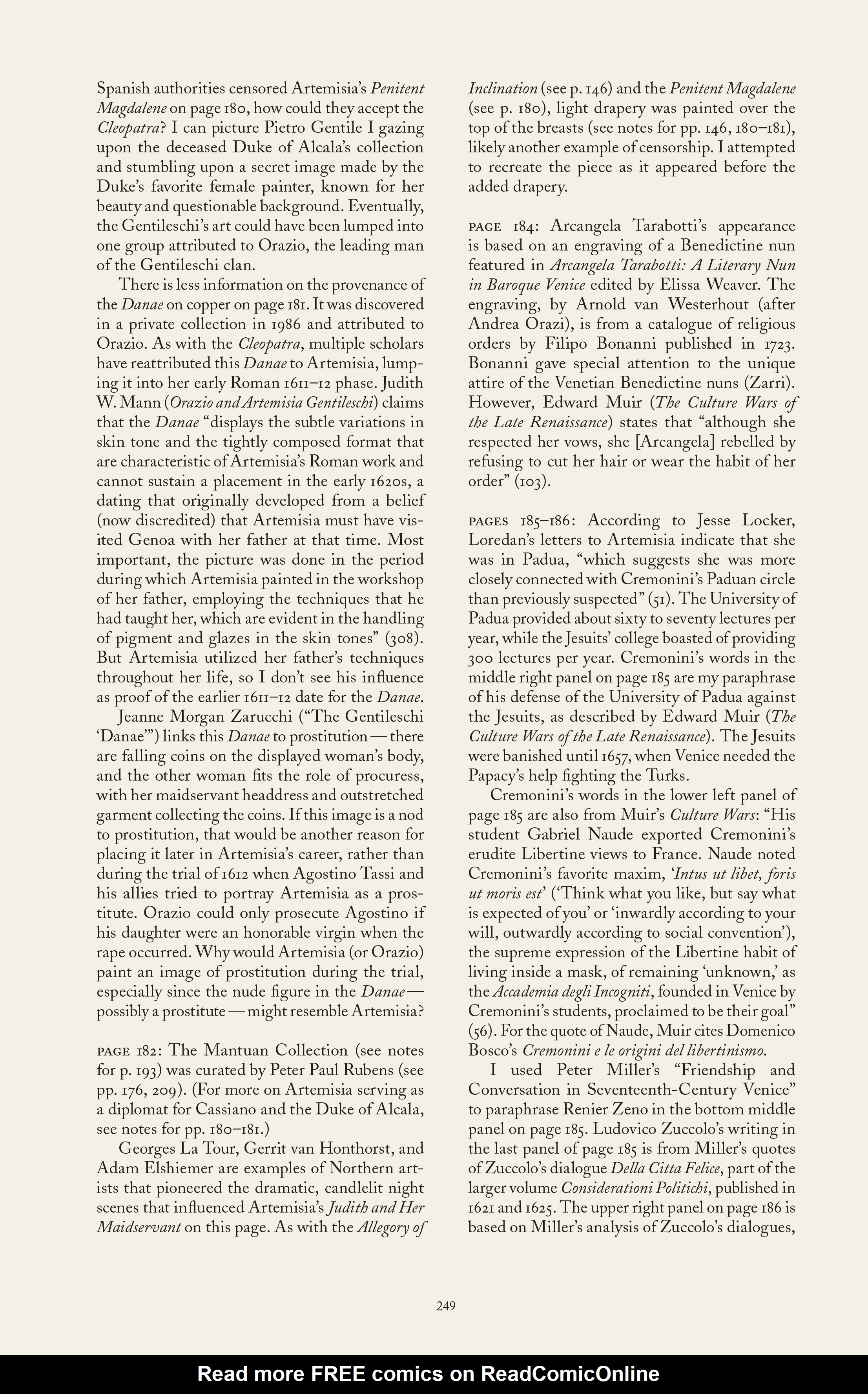 Read online I Know What I Am: The Life and Times of Artemisia Gentileschi comic -  Issue # TPB (Part 3) - 55