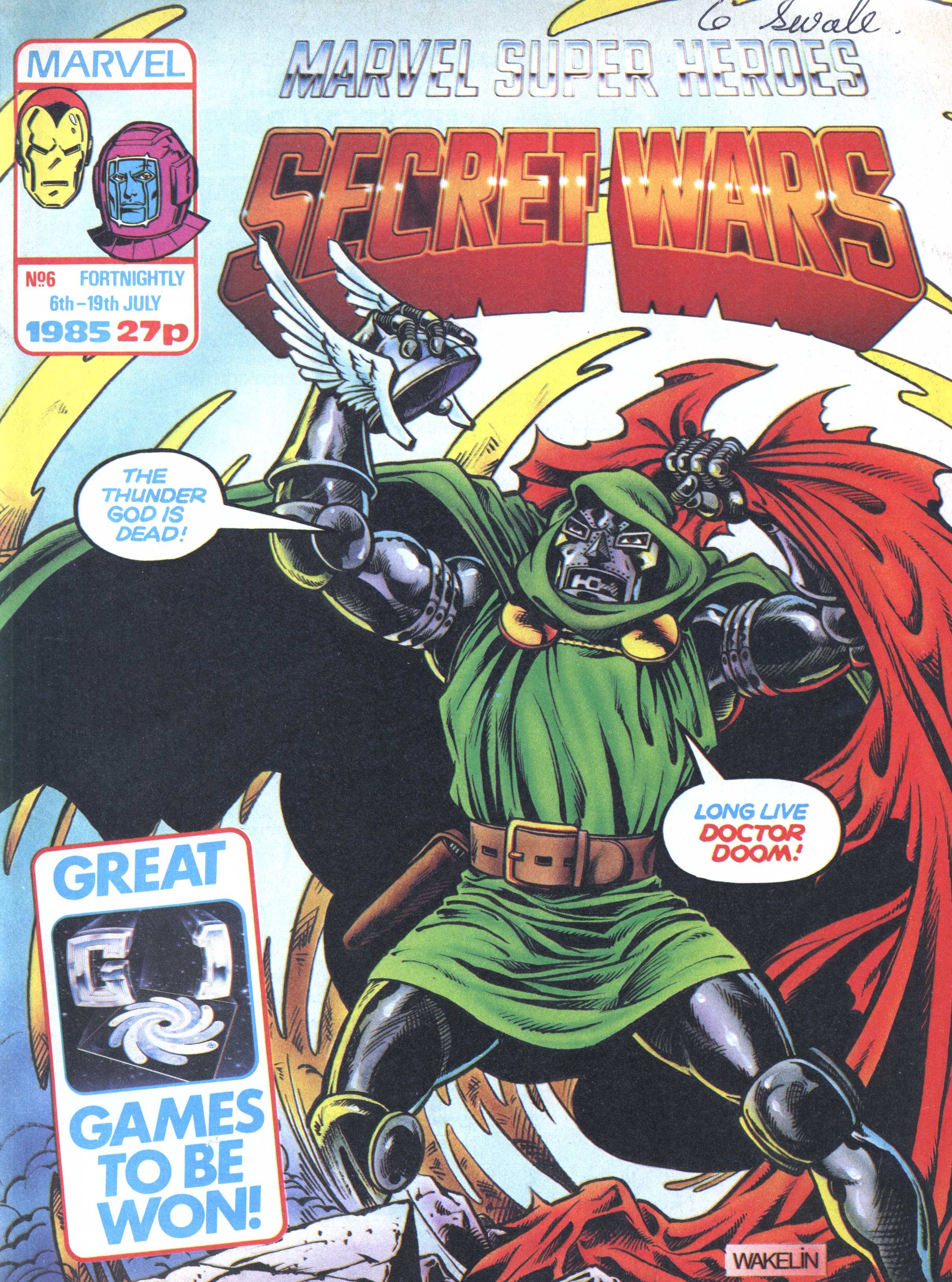 Read online Secret Wars (1985) comic -  Issue #6 - 1