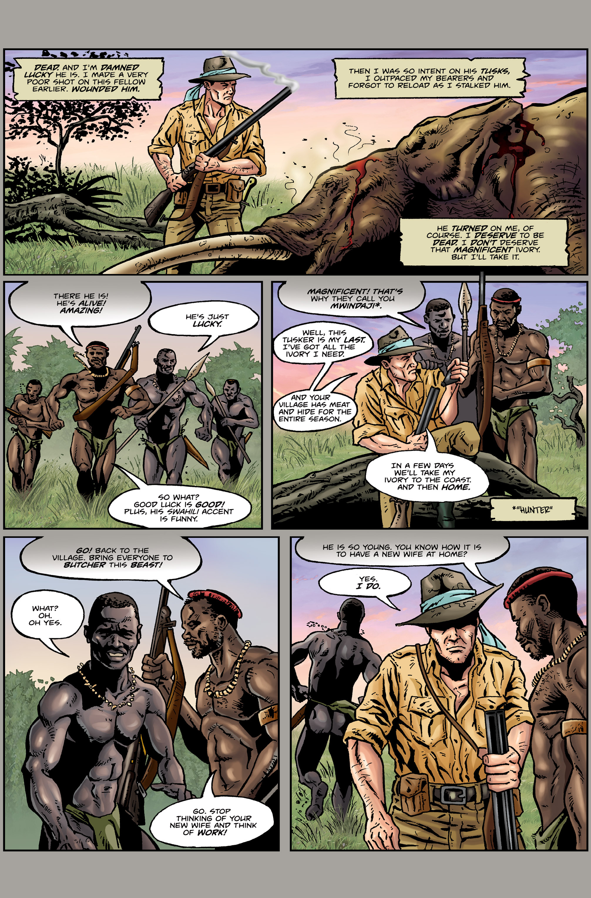 Read online Quatermain comic -  Issue #0 - 5