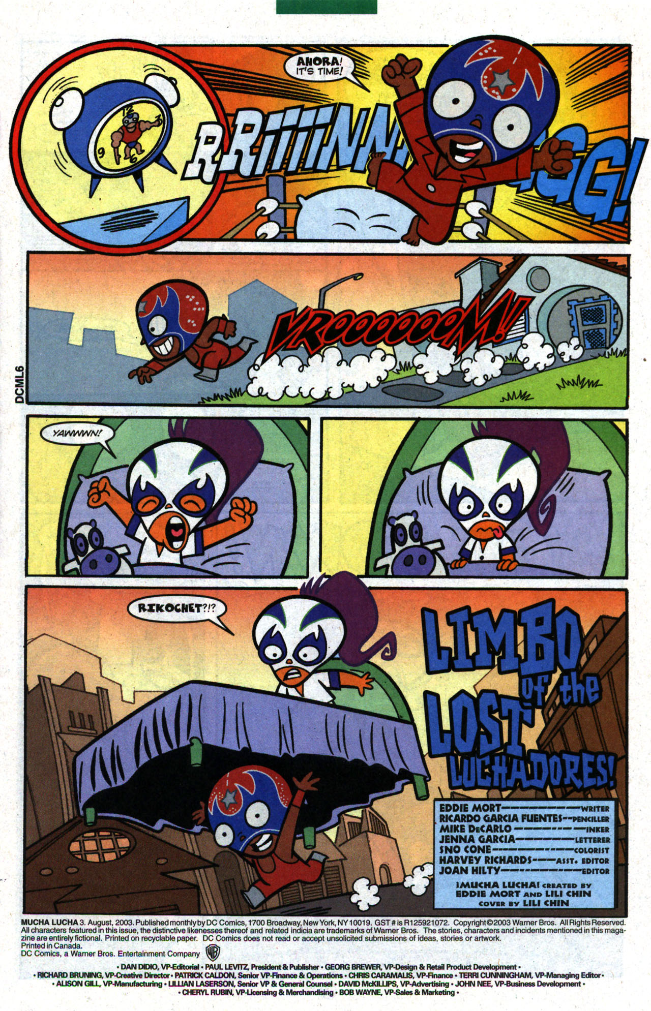 Read online Mucha Lucha comic -  Issue #3 - 2