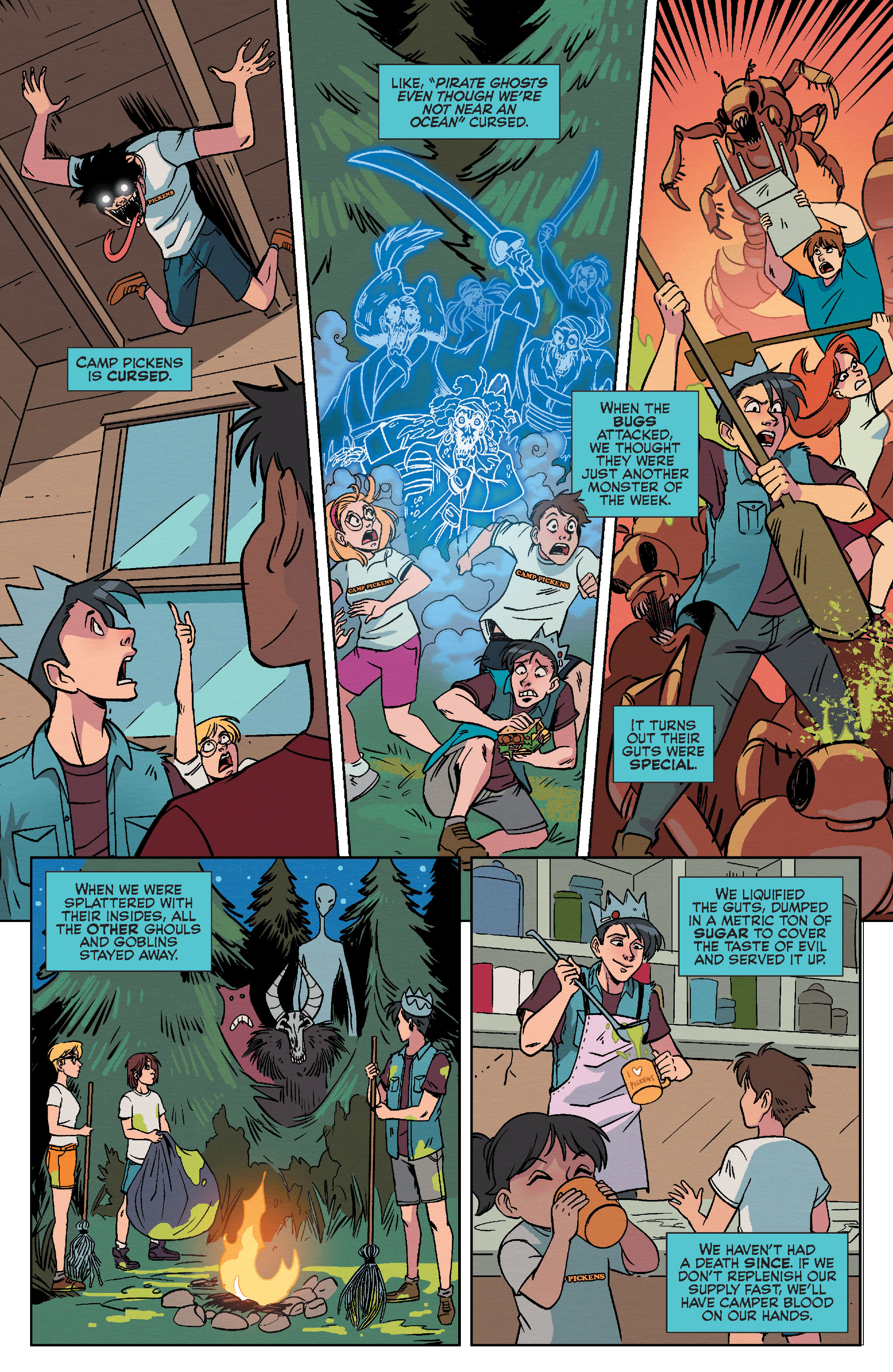 Read online Chilling Adventures Presents … Camp Pickens comic -  Issue # Full - 4