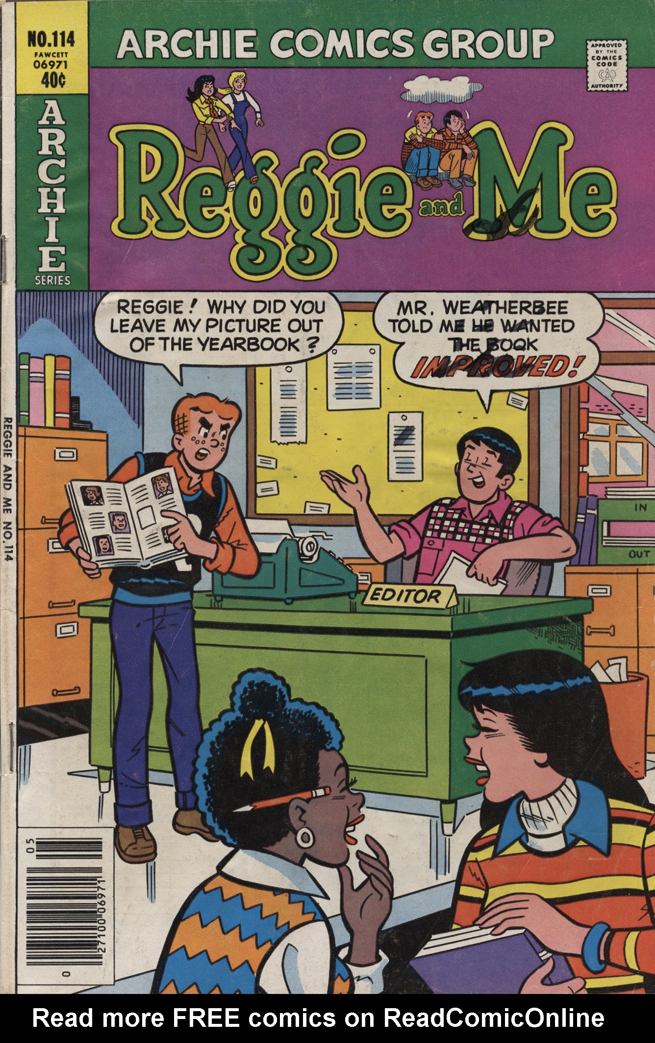Read online Reggie and Me (1966) comic -  Issue #114 - 1