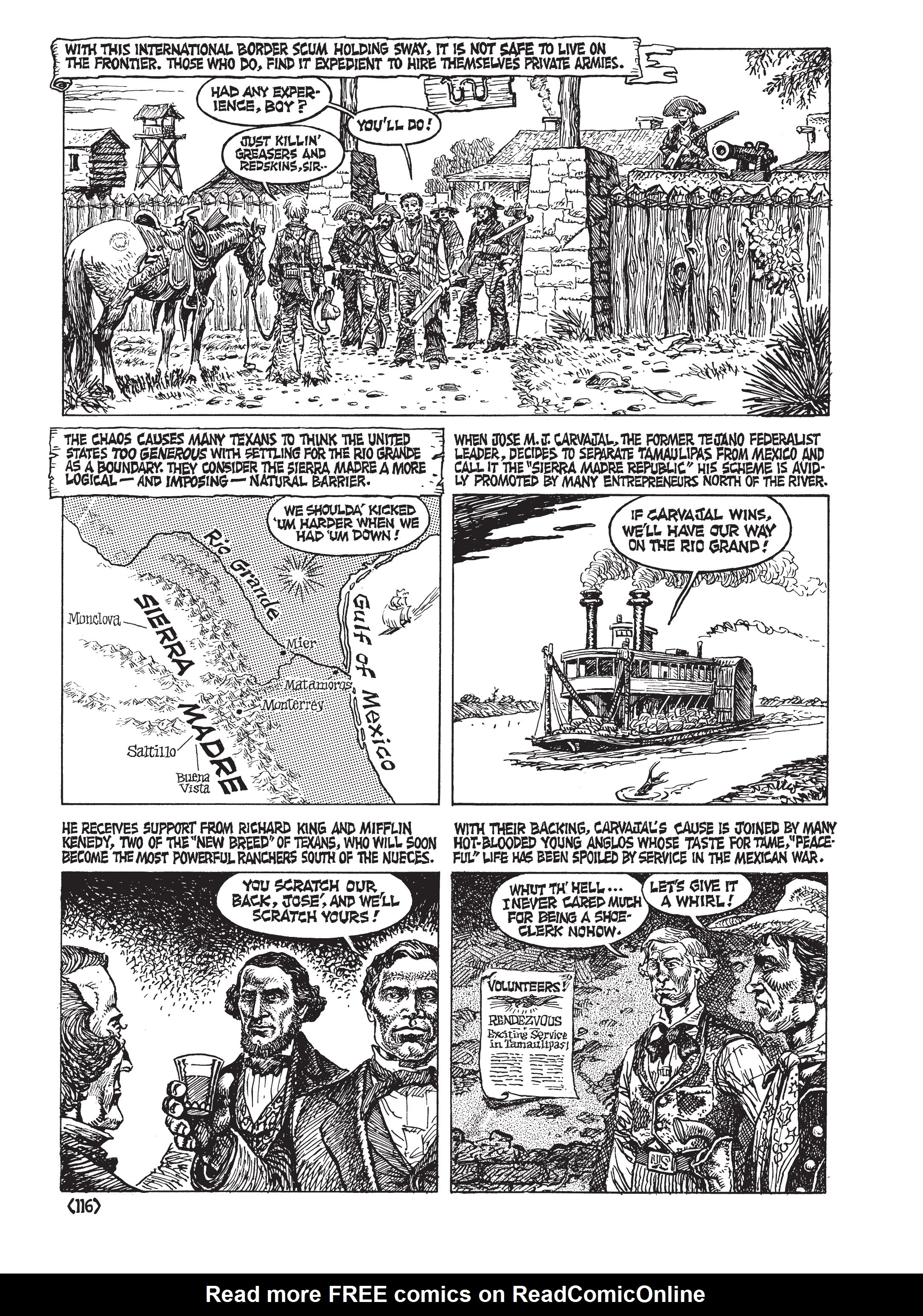 Read online Jack Jackson's American History: Los Tejanos and Lost Cause comic -  Issue # TPB (Part 2) - 20