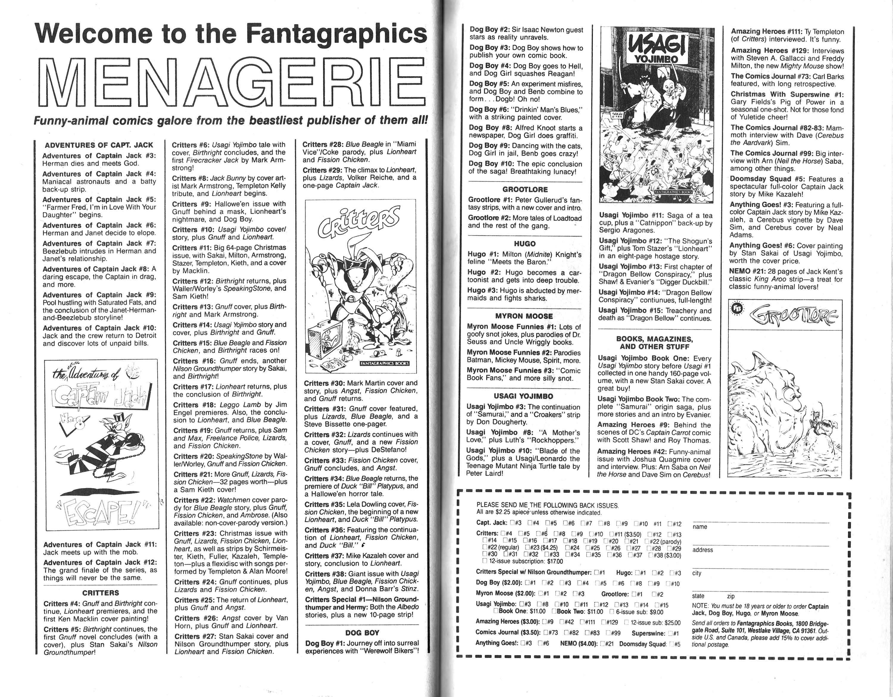 Read online Amazing Heroes comic -  Issue #164 - 68