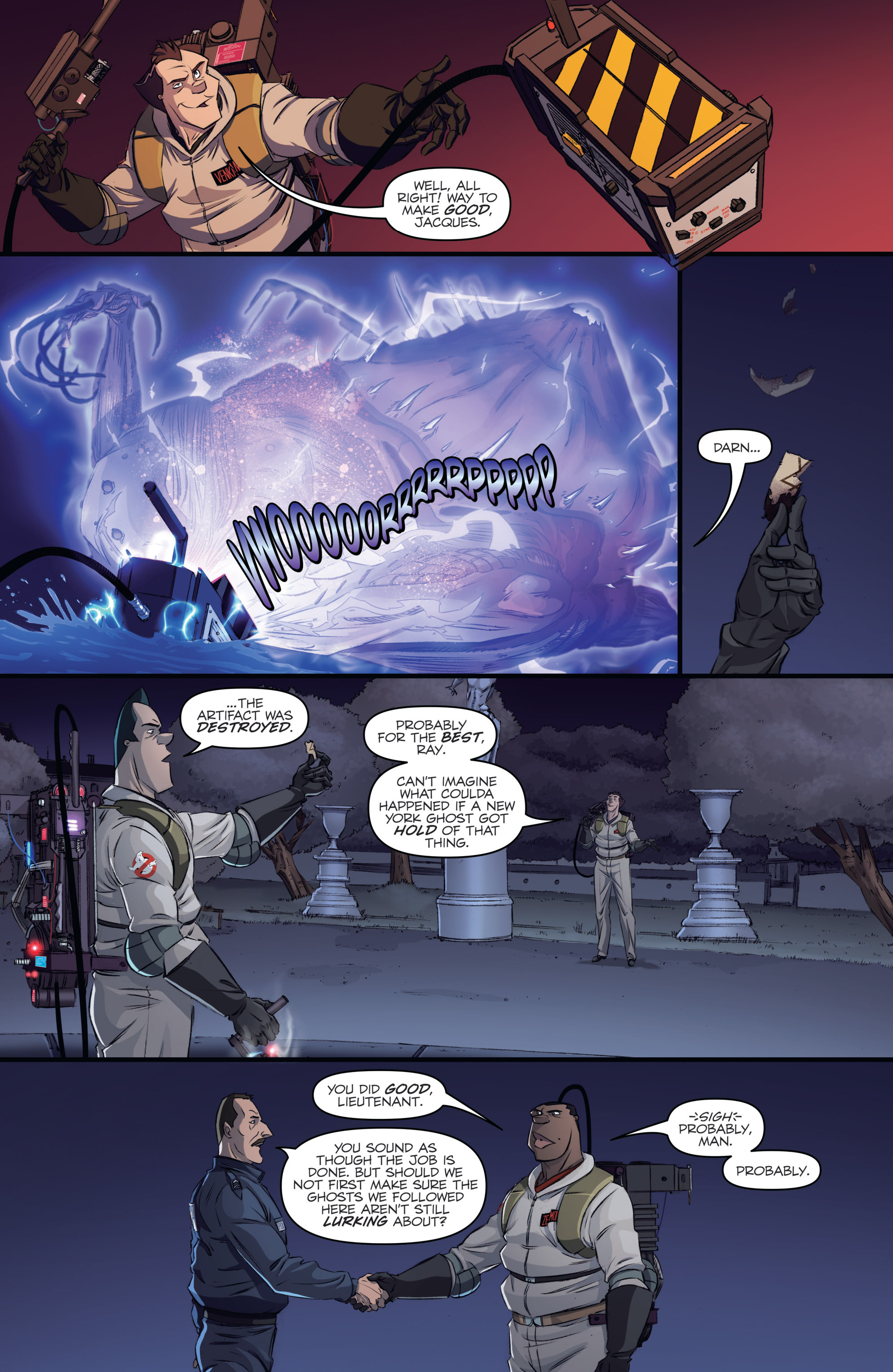 Read online Ghostbusters: International comic -  Issue #5 - 23