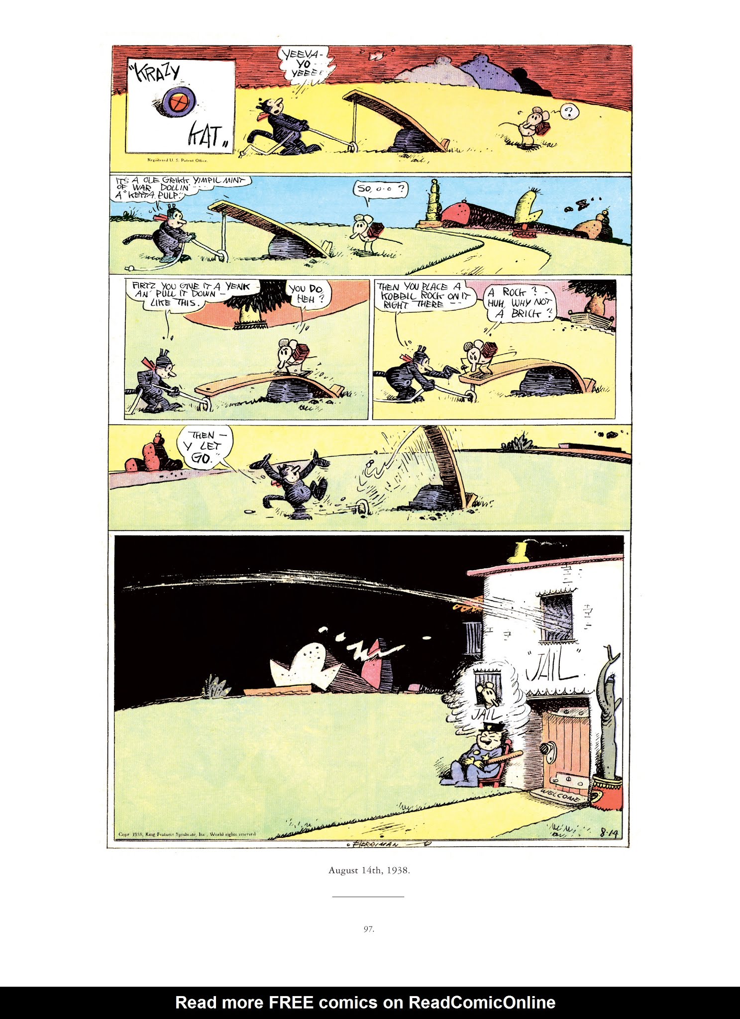 Read online Krazy & Ignatz comic -  Issue # TPB 10 - 95