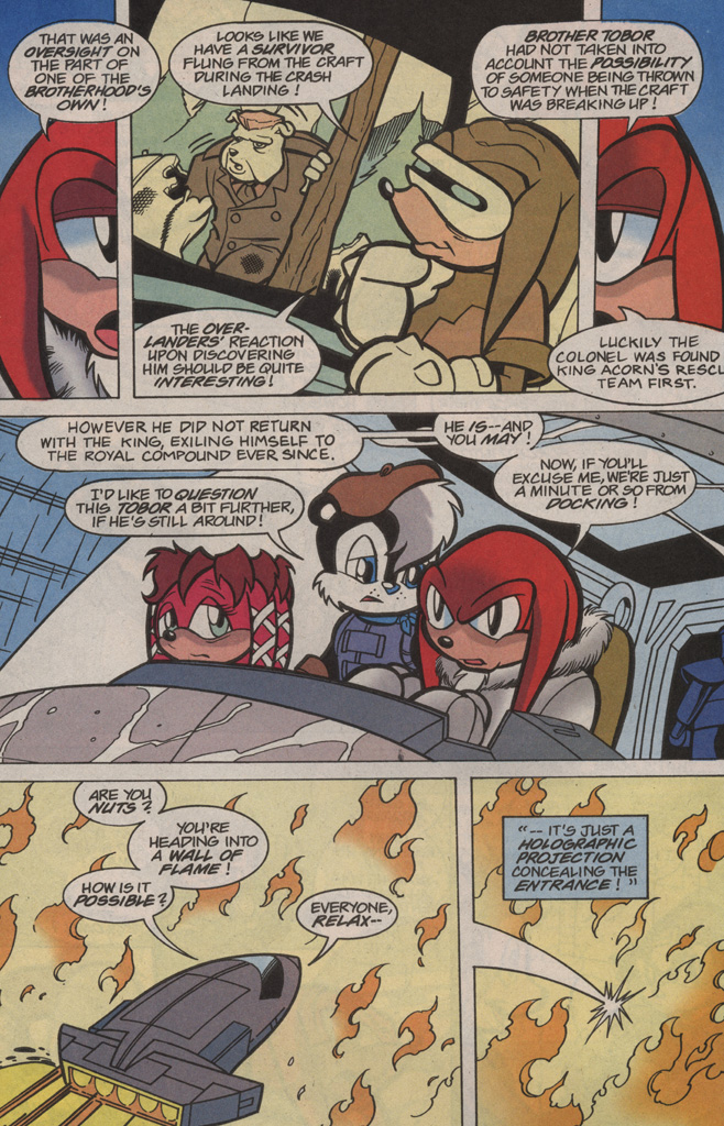 Read online Knuckles the Echidna comic -  Issue #21 - 16