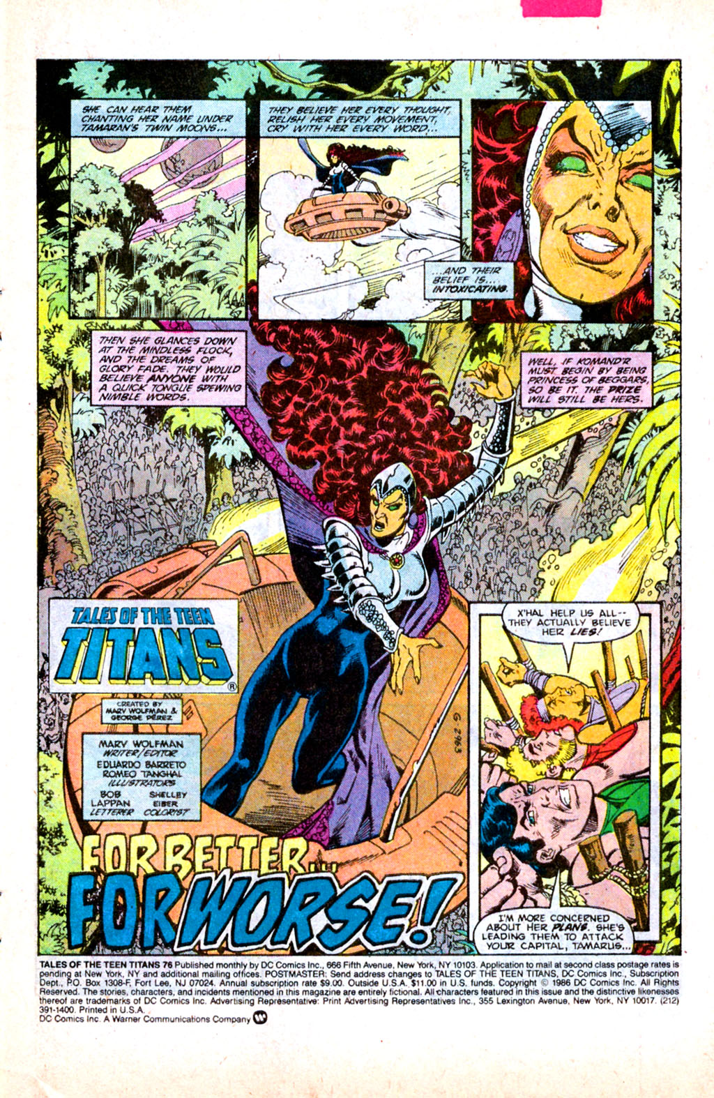 Read online Tales of the Teen Titans comic -  Issue #76 - 2
