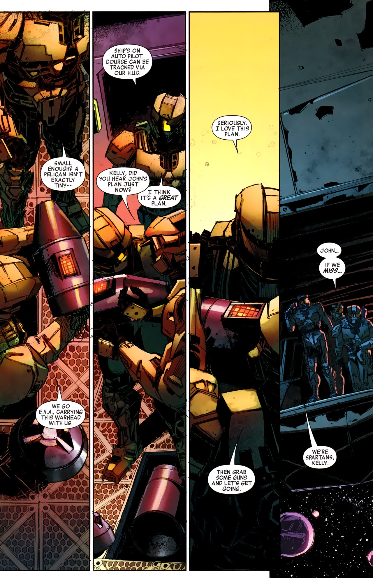 Read online Halo: Fall Of Reach - Covenant comic -  Issue #1 - 21