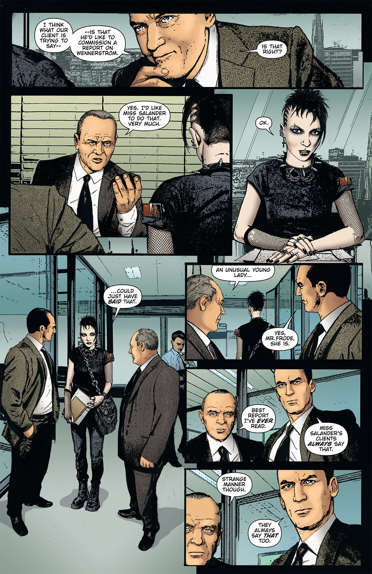 Read online The Girl With the Dragon Tattoo comic -  Issue #1 - 14