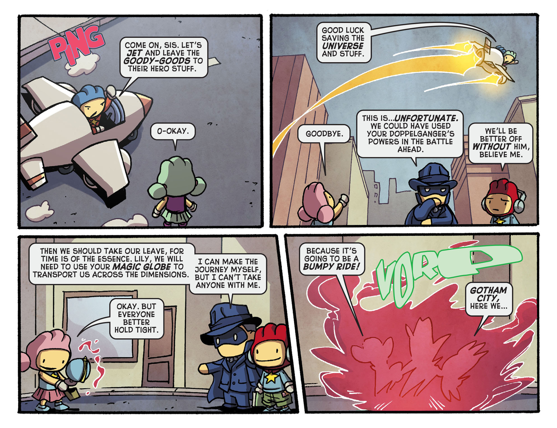 Read online Scribblenauts Unmasked: A Crisis of Imagination comic -  Issue #1 - 20