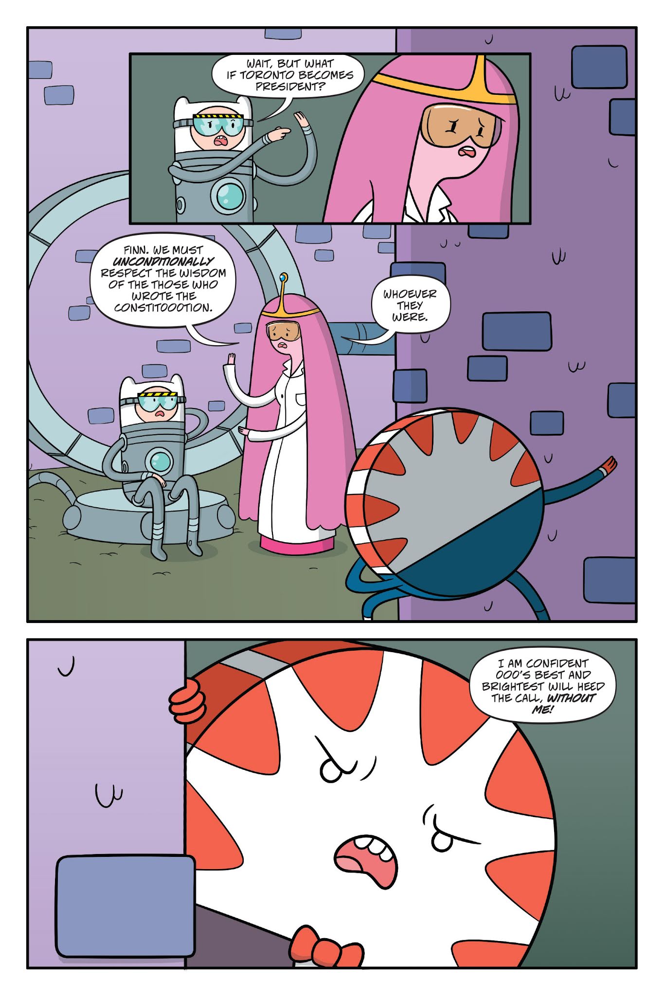 Read online Adventure Time: President Bubblegum comic -  Issue # TPB - 26