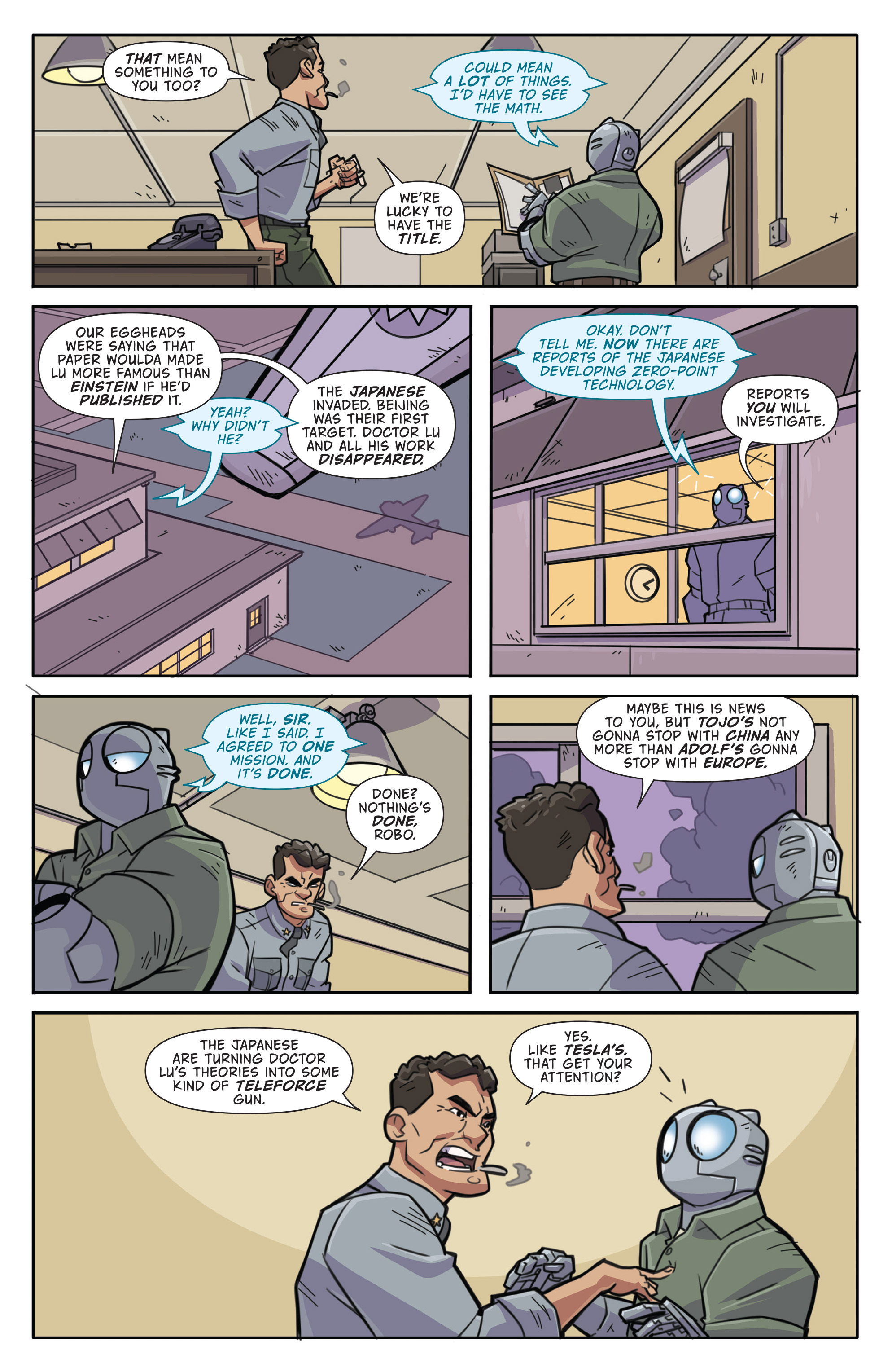 Read online Atomic Robo and the Temple of Od comic -  Issue #1 - 7