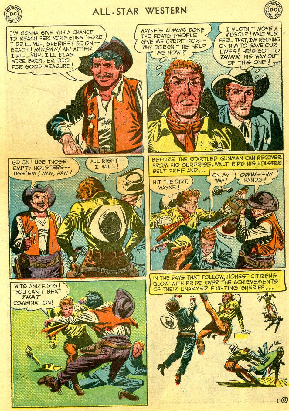 Read online All-Star Western (1951) comic -  Issue #64 - 7