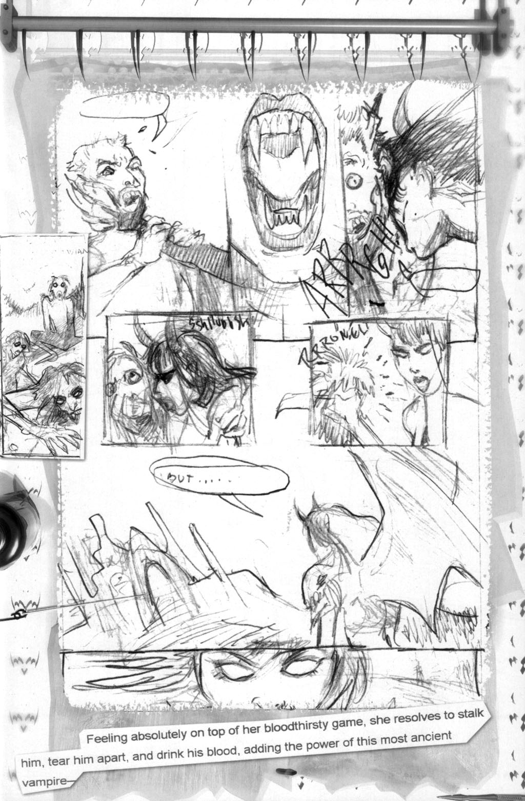 Read online Purgatori: The Dracula Gambit comic -  Issue # _Sketchbook - 13