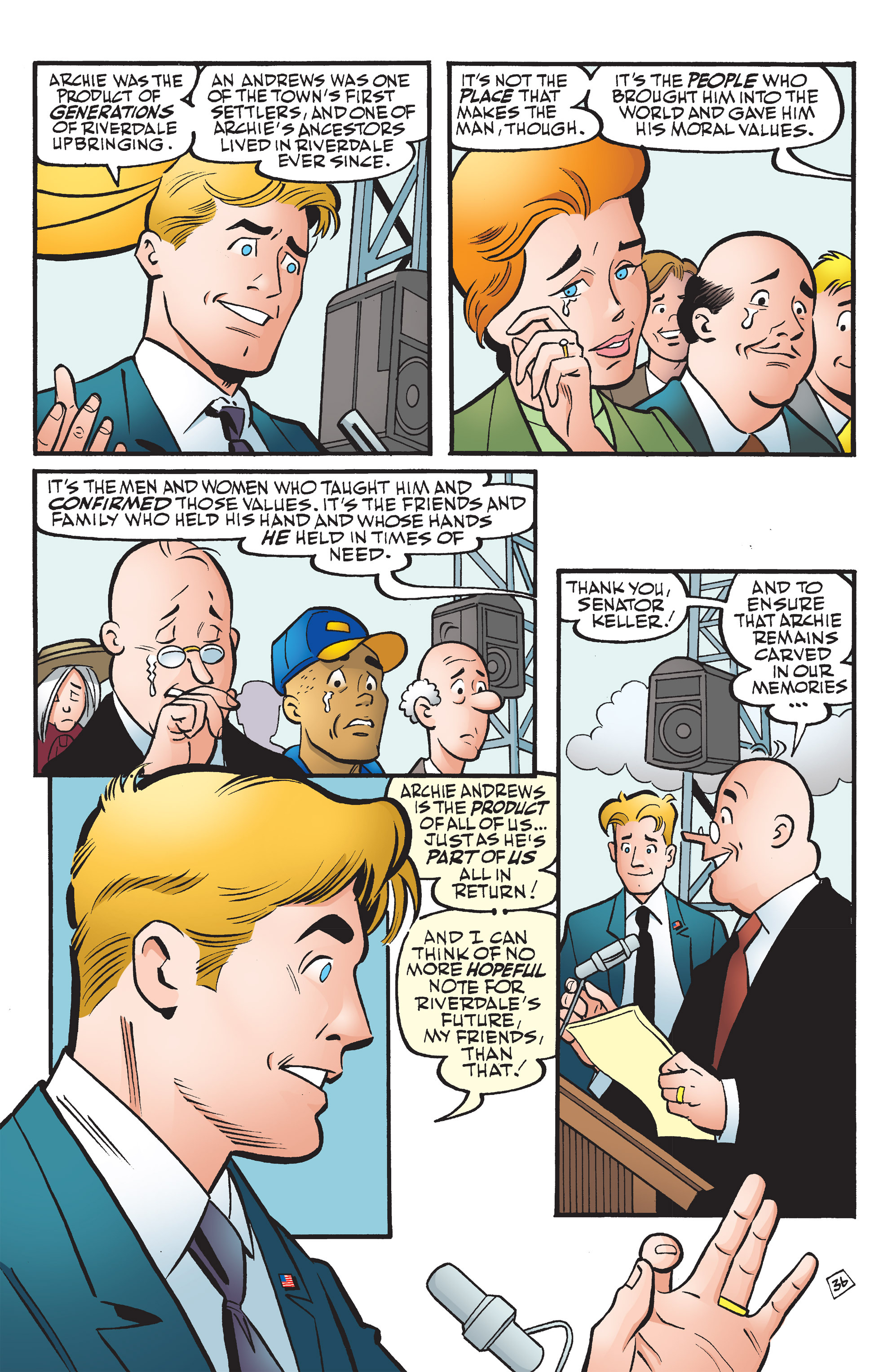 Read online The Death of Archie: A Life Celebrated comic -  Issue # TPB - 102