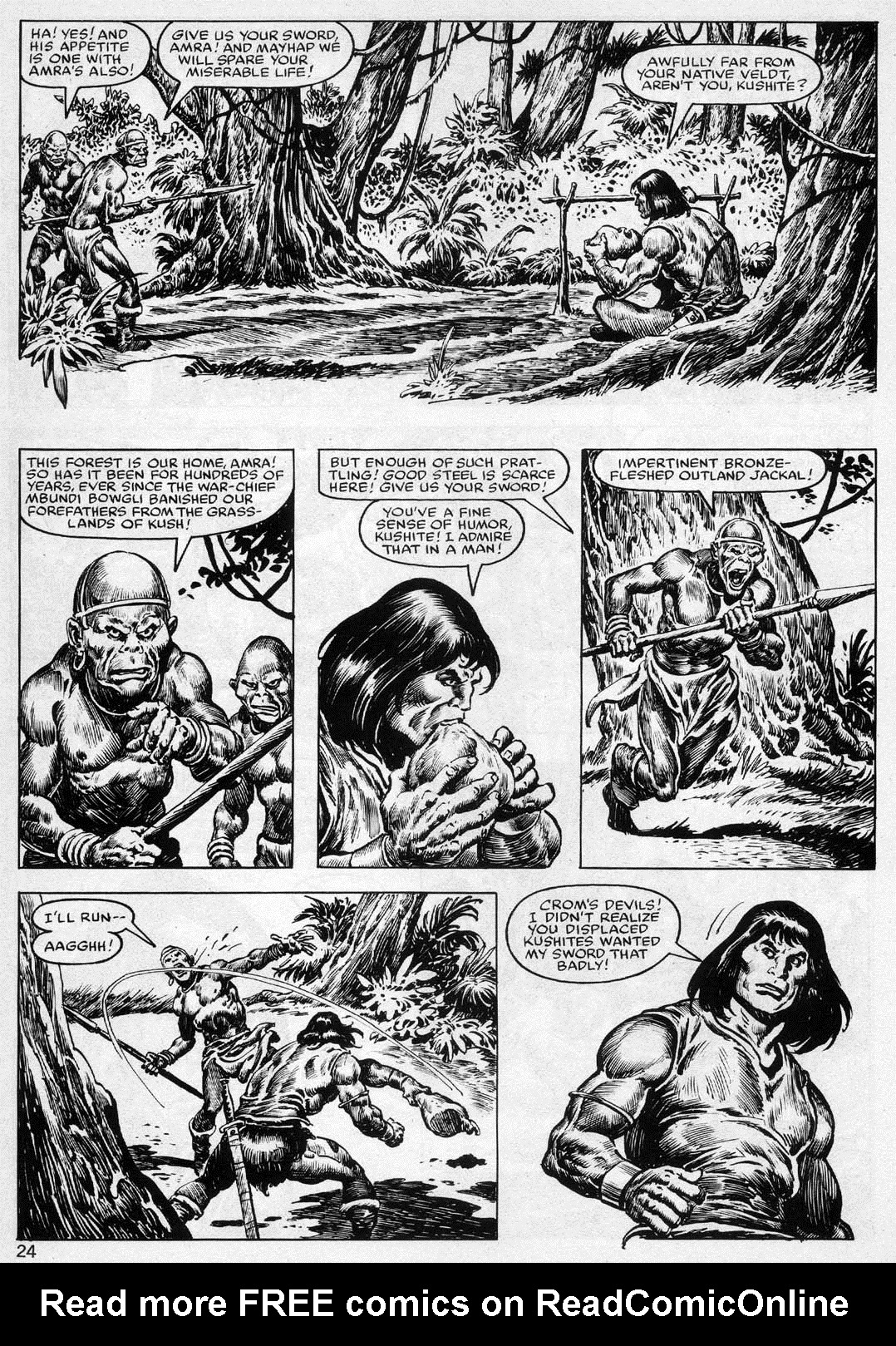 Read online The Savage Sword Of Conan comic -  Issue #100 - 20