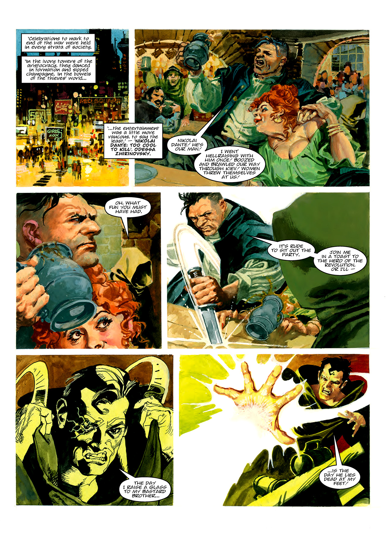 Read online Nikolai Dante comic -  Issue # TPB 11 - 130